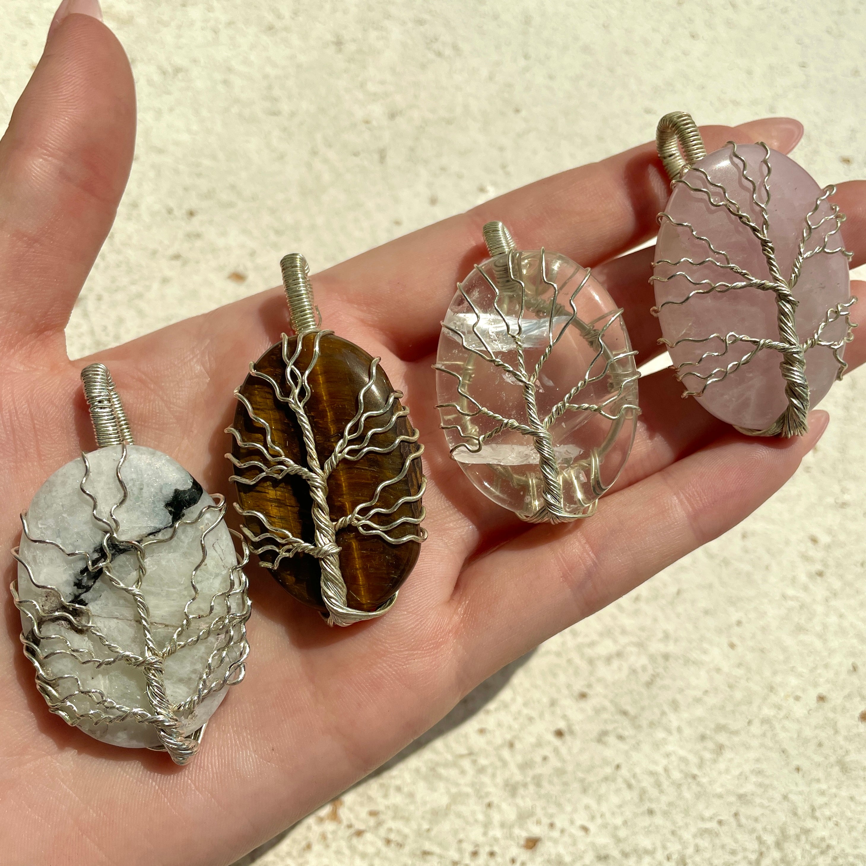 Tree Wire Wrapped Pendant