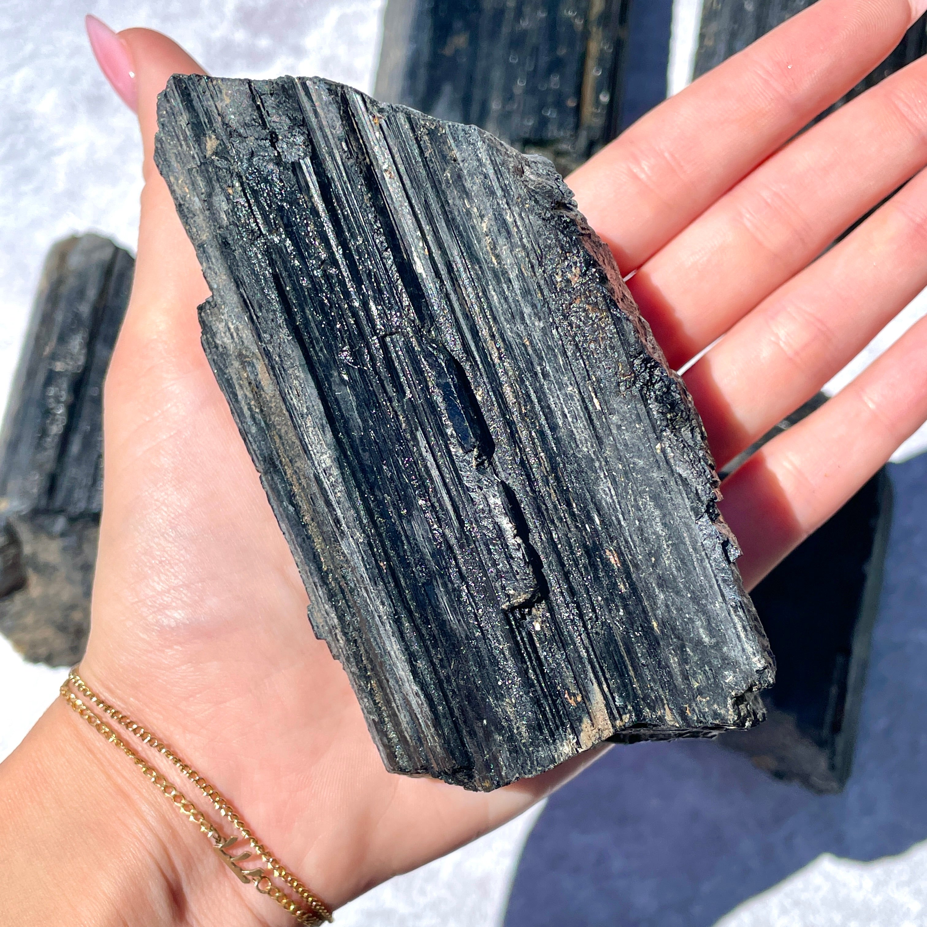 Black Tourmaline Rough 1pc (LRG)