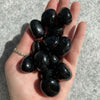 Black Tourmaline - Tumbled - 200gms-Q1/A Black Tourmaline - Tumbled - 200gms-Q1/A