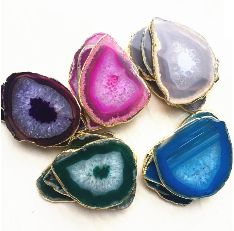 Agate & Crystal Slices
