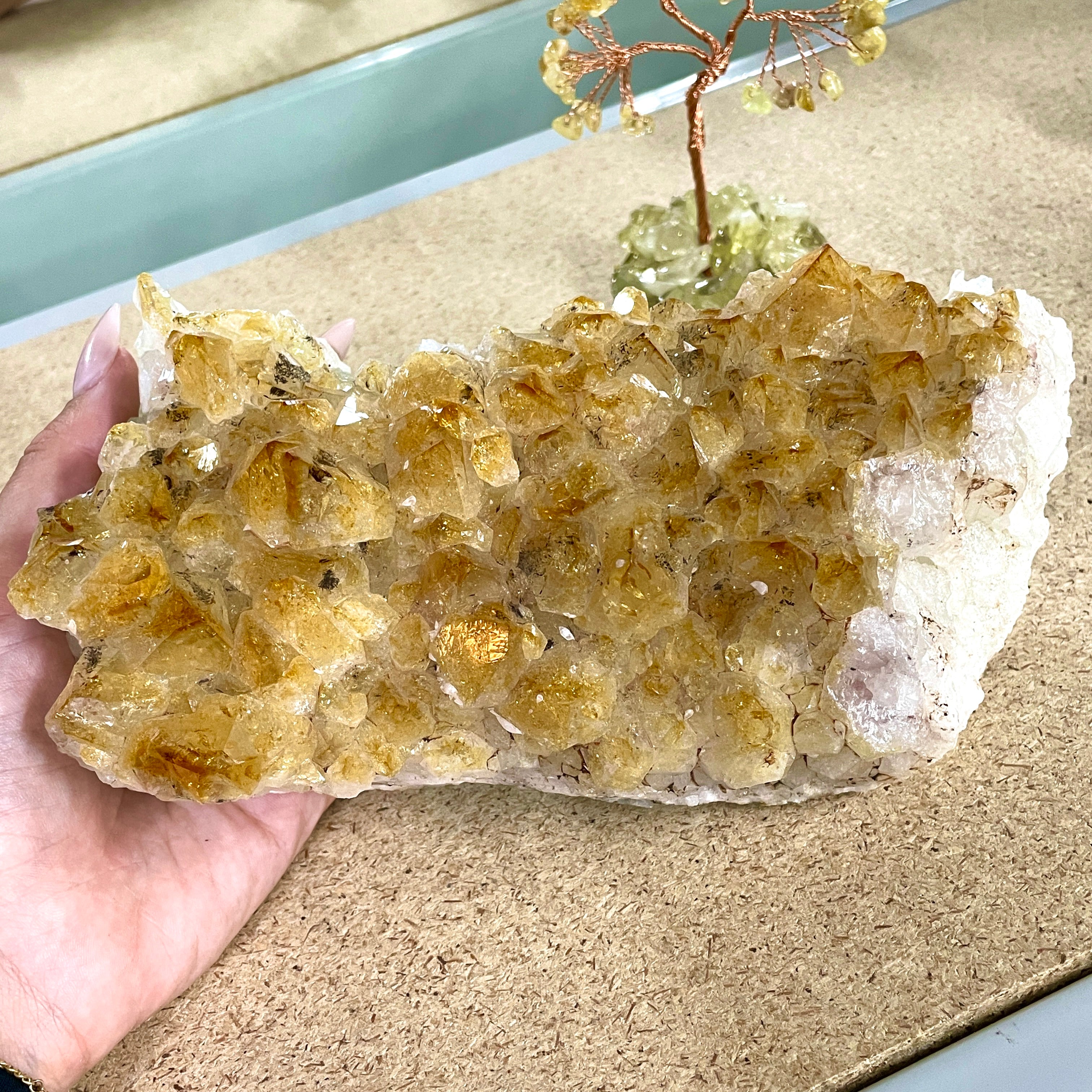 Citrine Cluster - 16