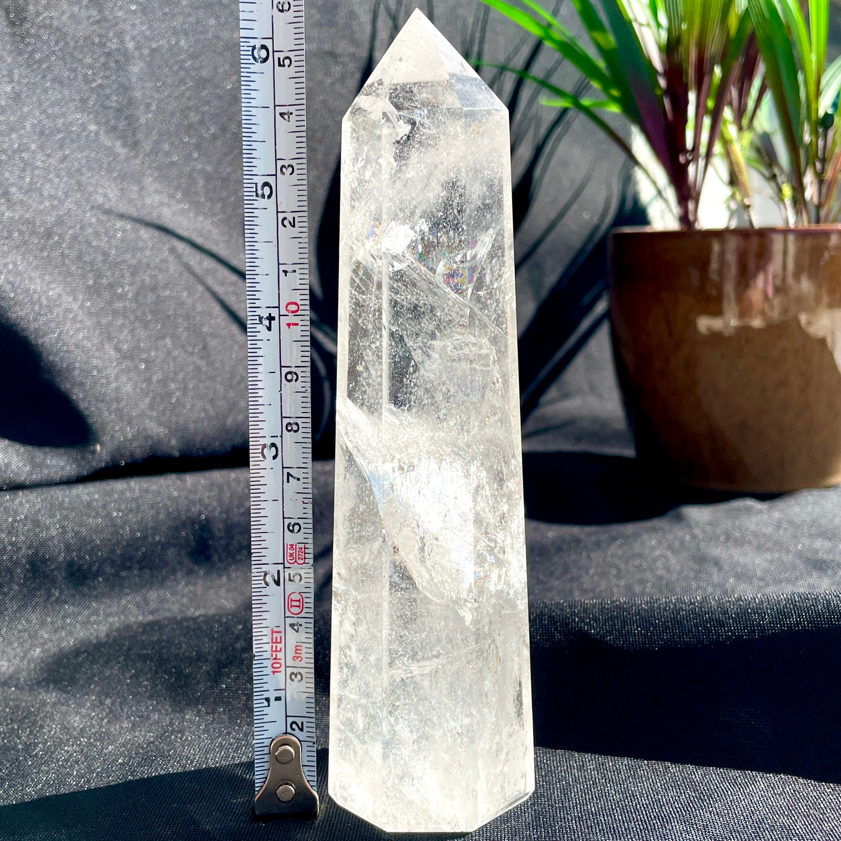 Clear Quartz Generator - 16cm