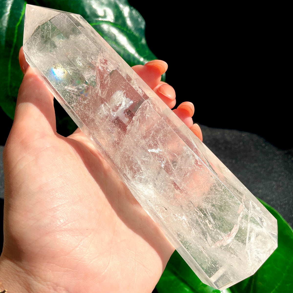 Clear Quartz Generator - 16cm