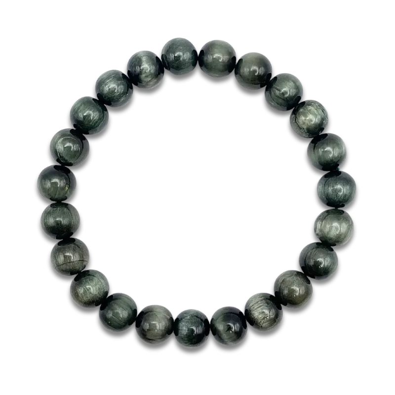 Cats Eye Bead Bracelet 8mm