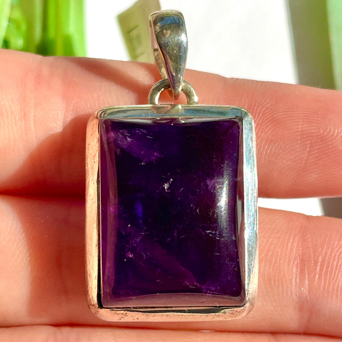 Amethyst St.Silver Pendant - SP185