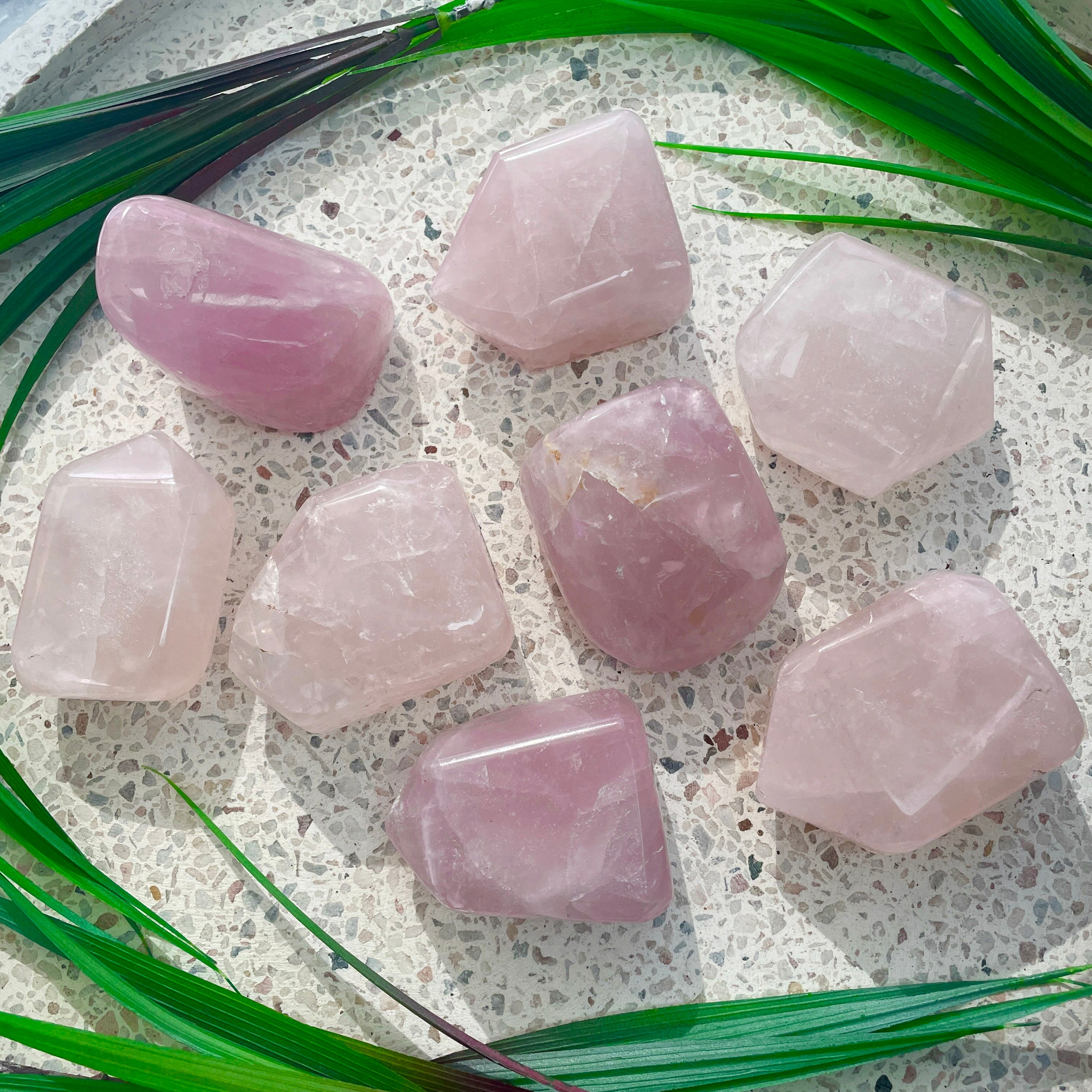 Rose Quartz Freeform MED - 1pc