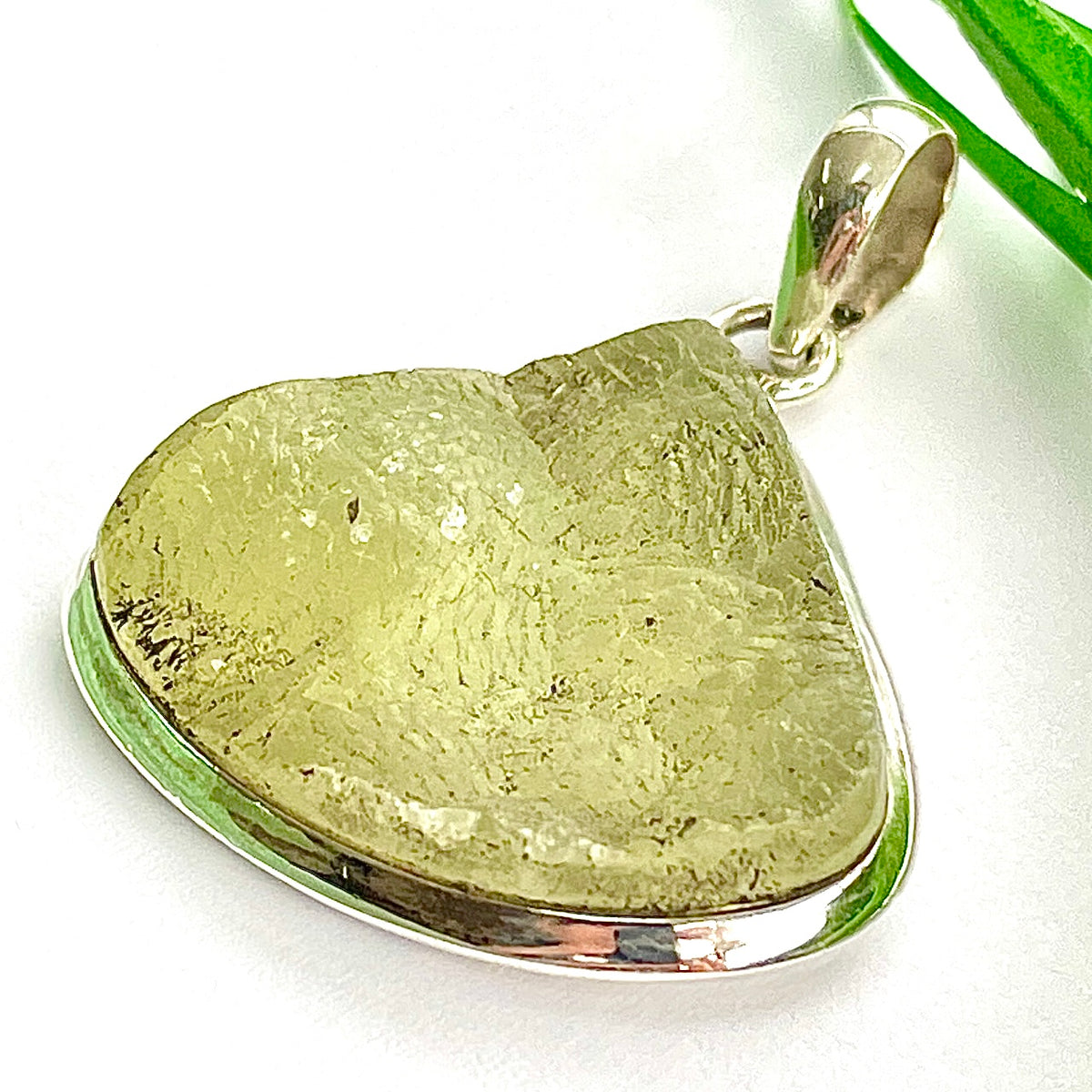 Prehnite St.Silver Pendant - SP175