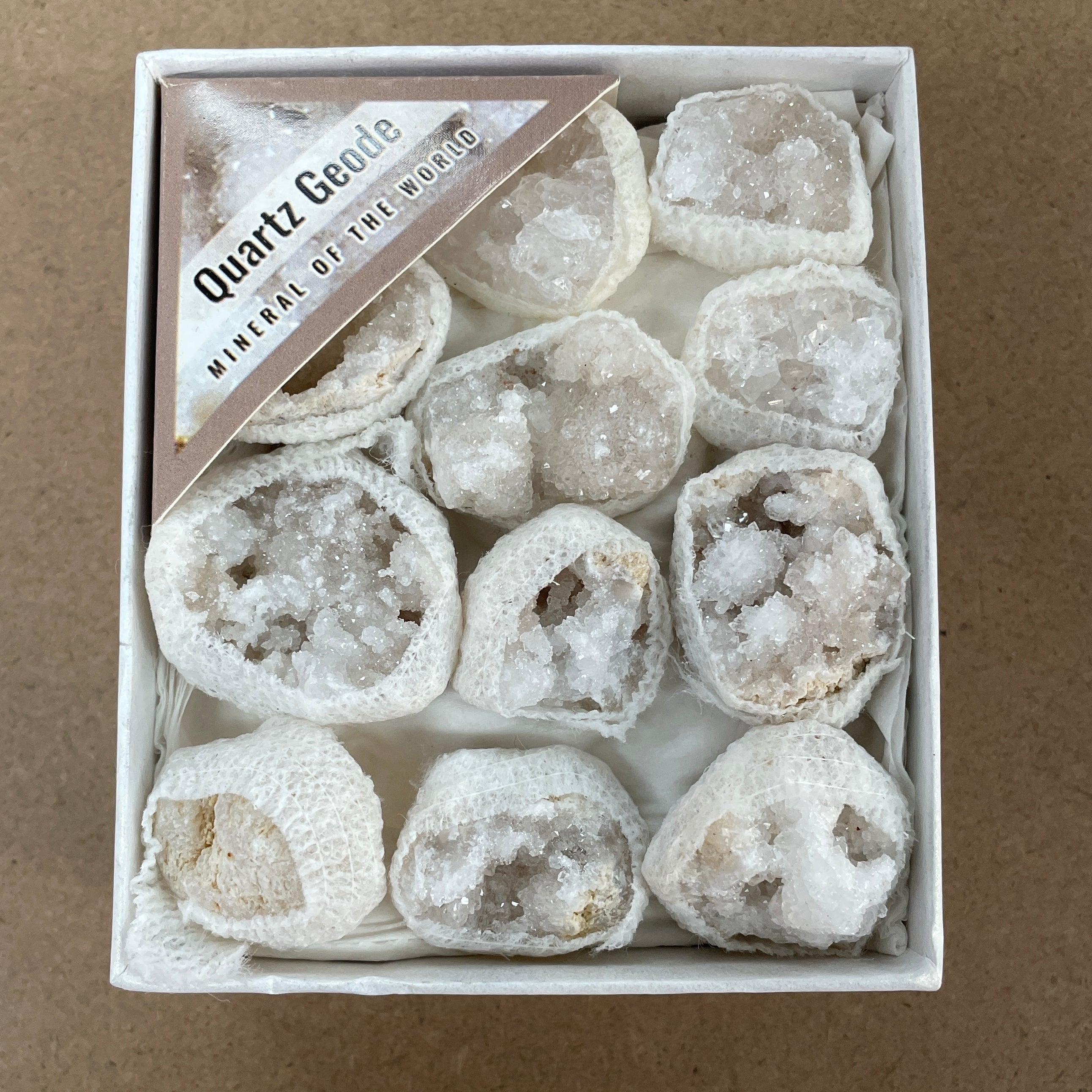 Geode Quartz Box-MINI - 9-12pc