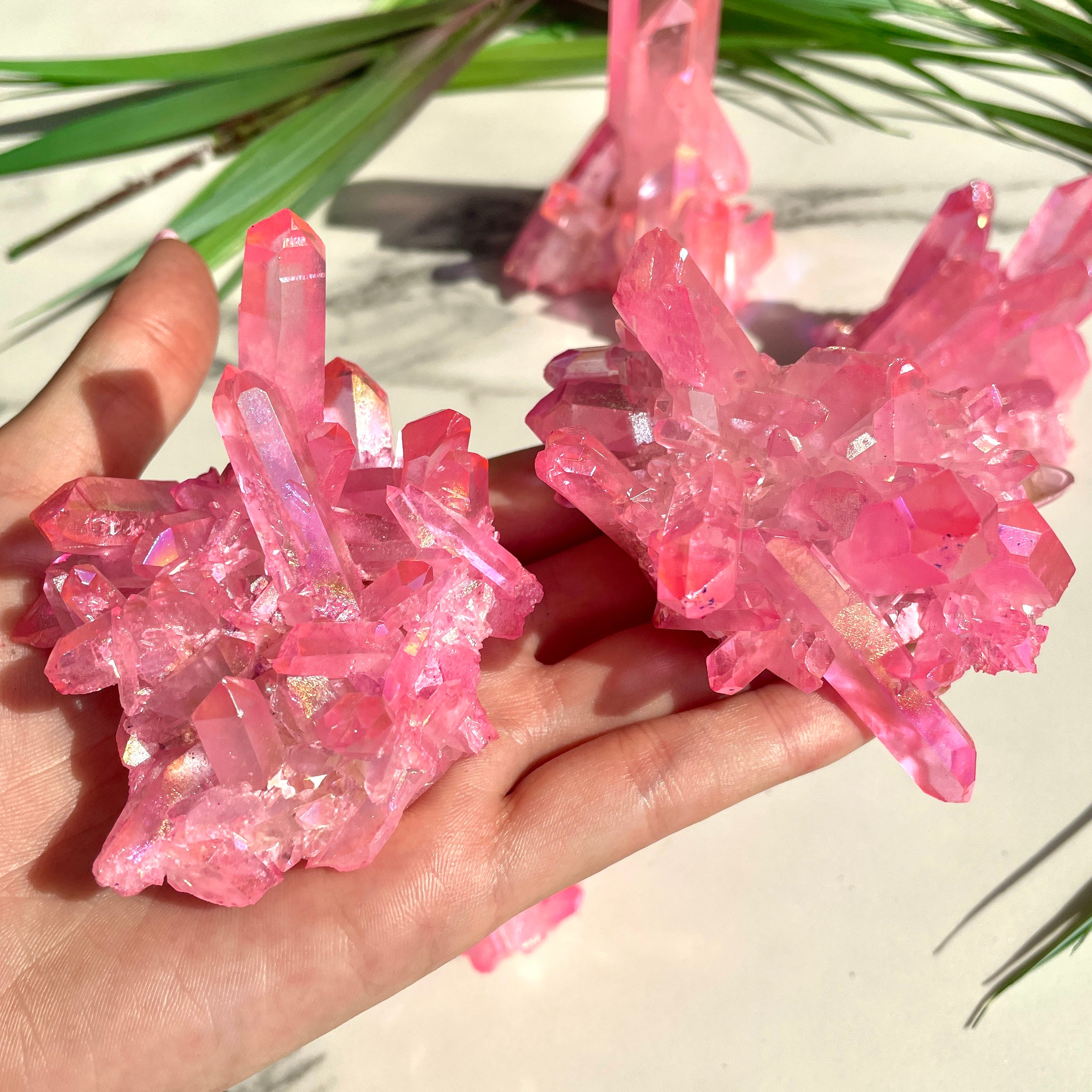 Pink Aura Cluster - 1pc