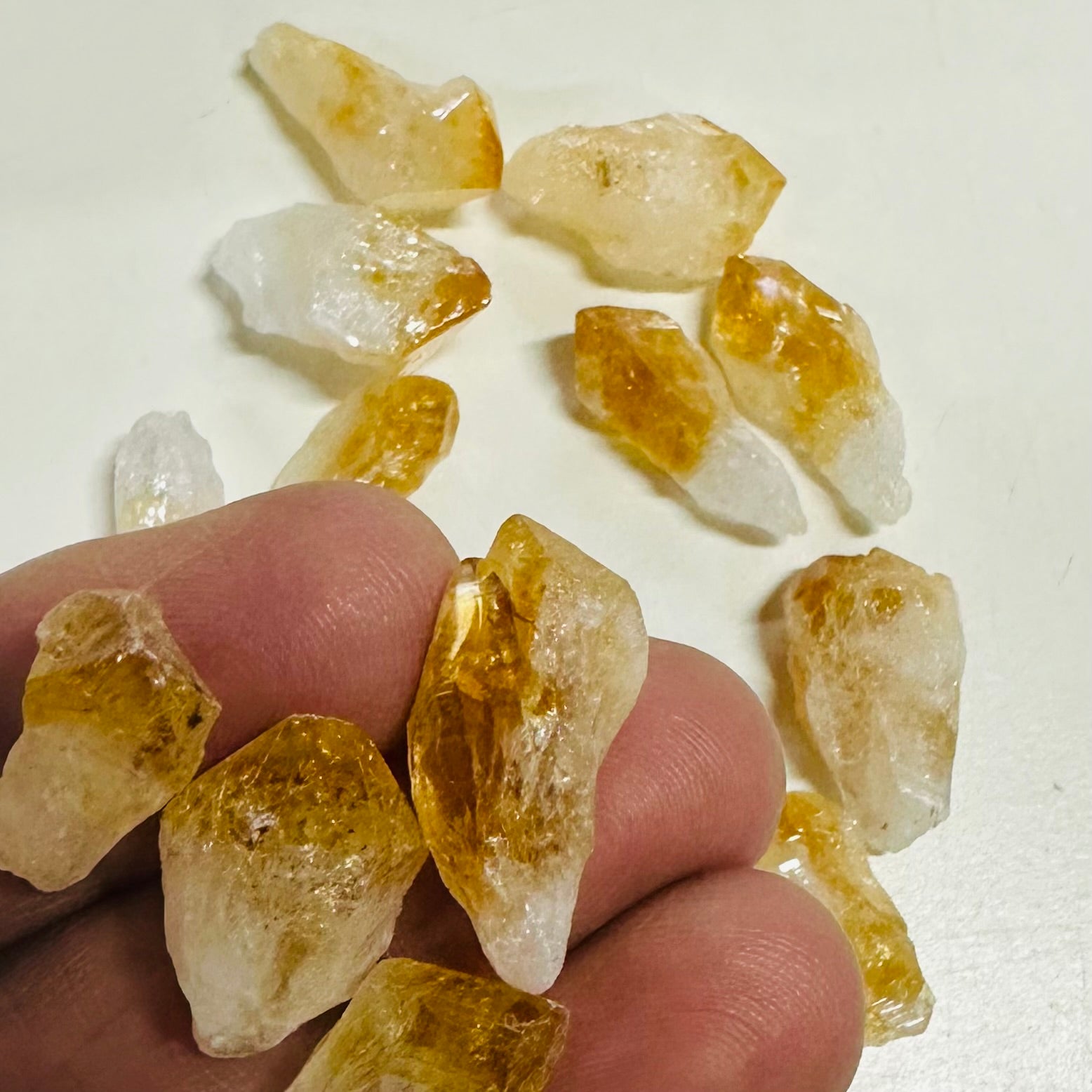 Citrine Points Mini - 15pc