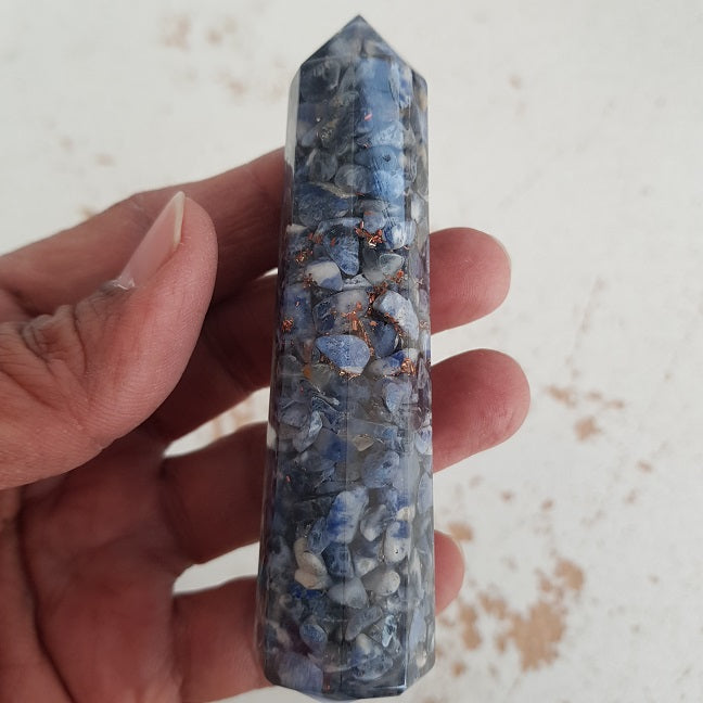 Orgonite Generator - Sodalite - 10cm
