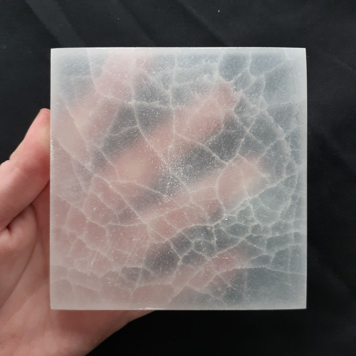 Selenite Charging Plate - Square - 10cm