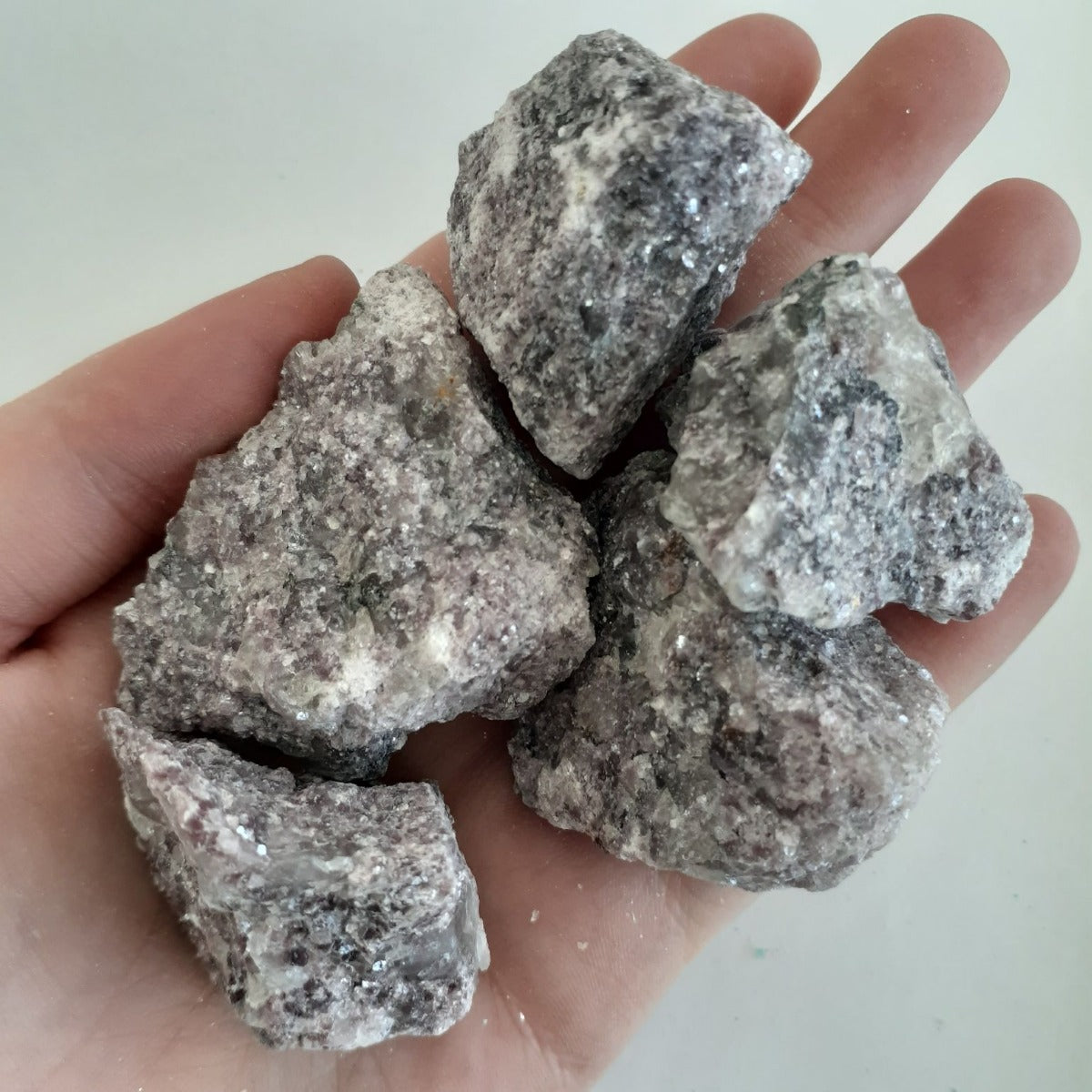 Lepidolite Rough - 200g (5-6 pc)