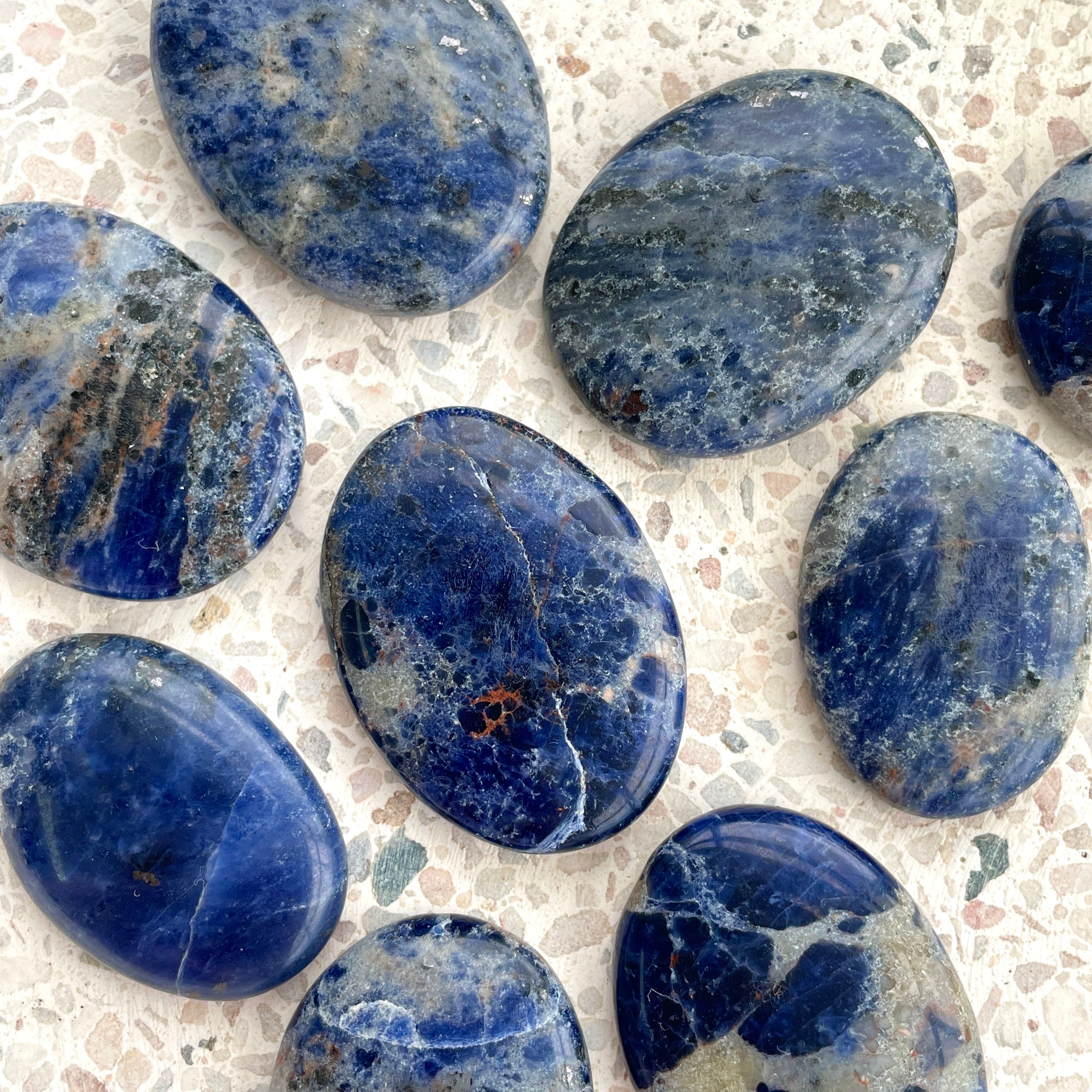 Sodalite - Small Palm Stone (IN)