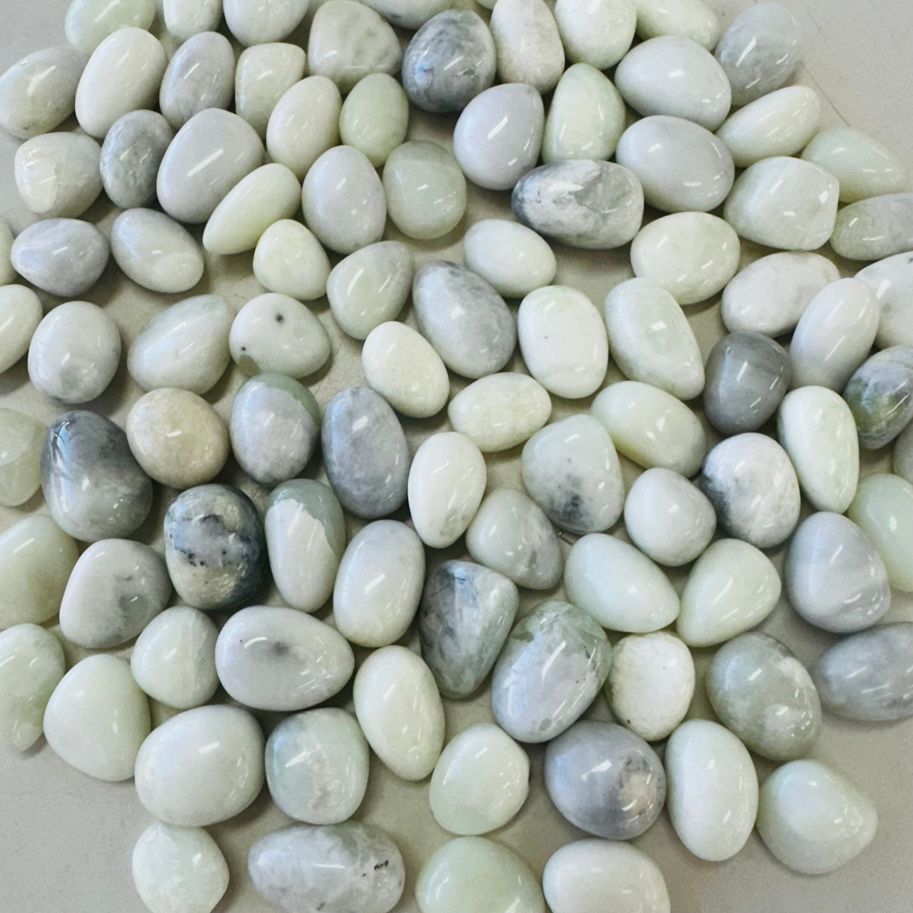 New Jade - Tumbled - 1 KG - (90-100pcs) CLEARANCE PACK