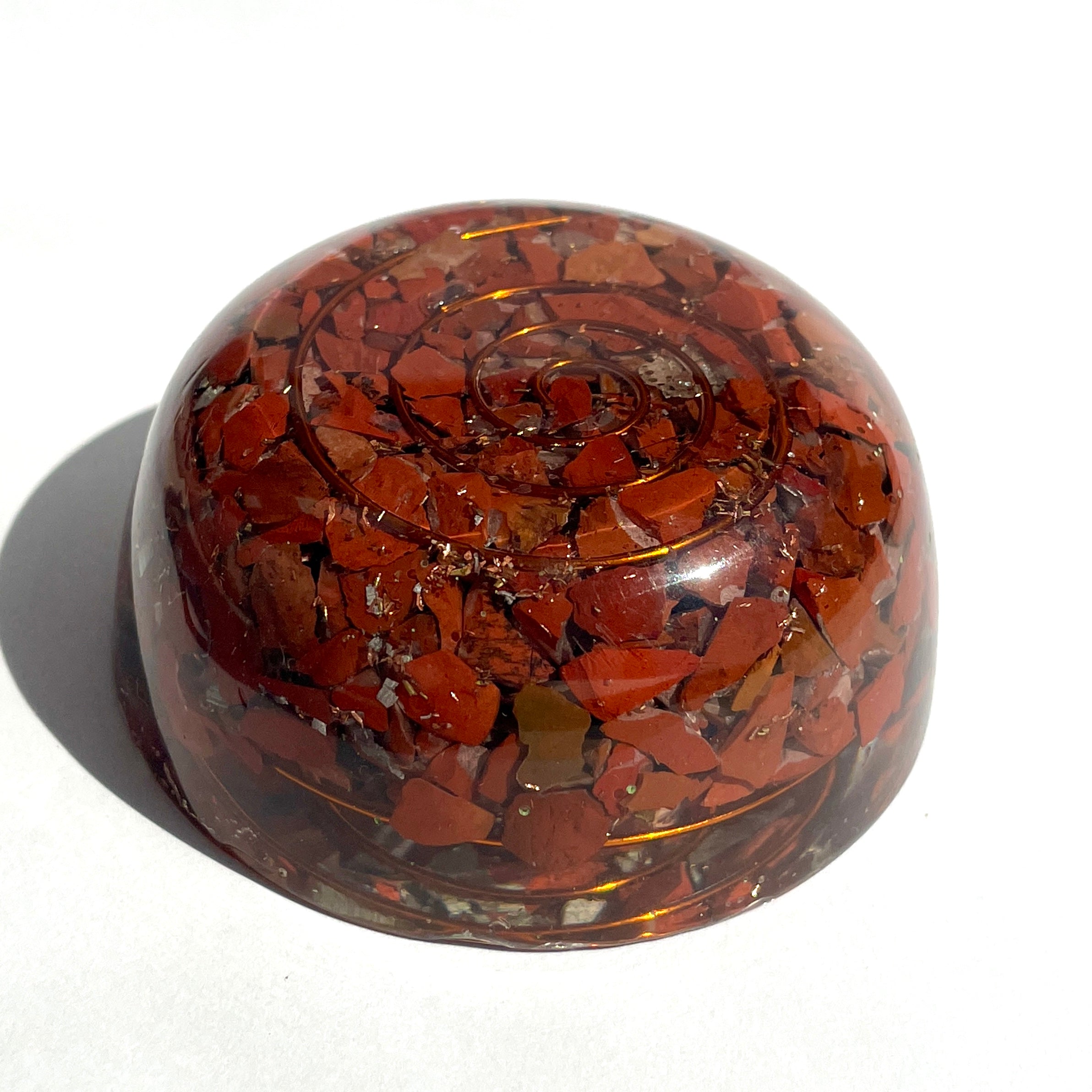 Orgonite Dome - Red Jasper