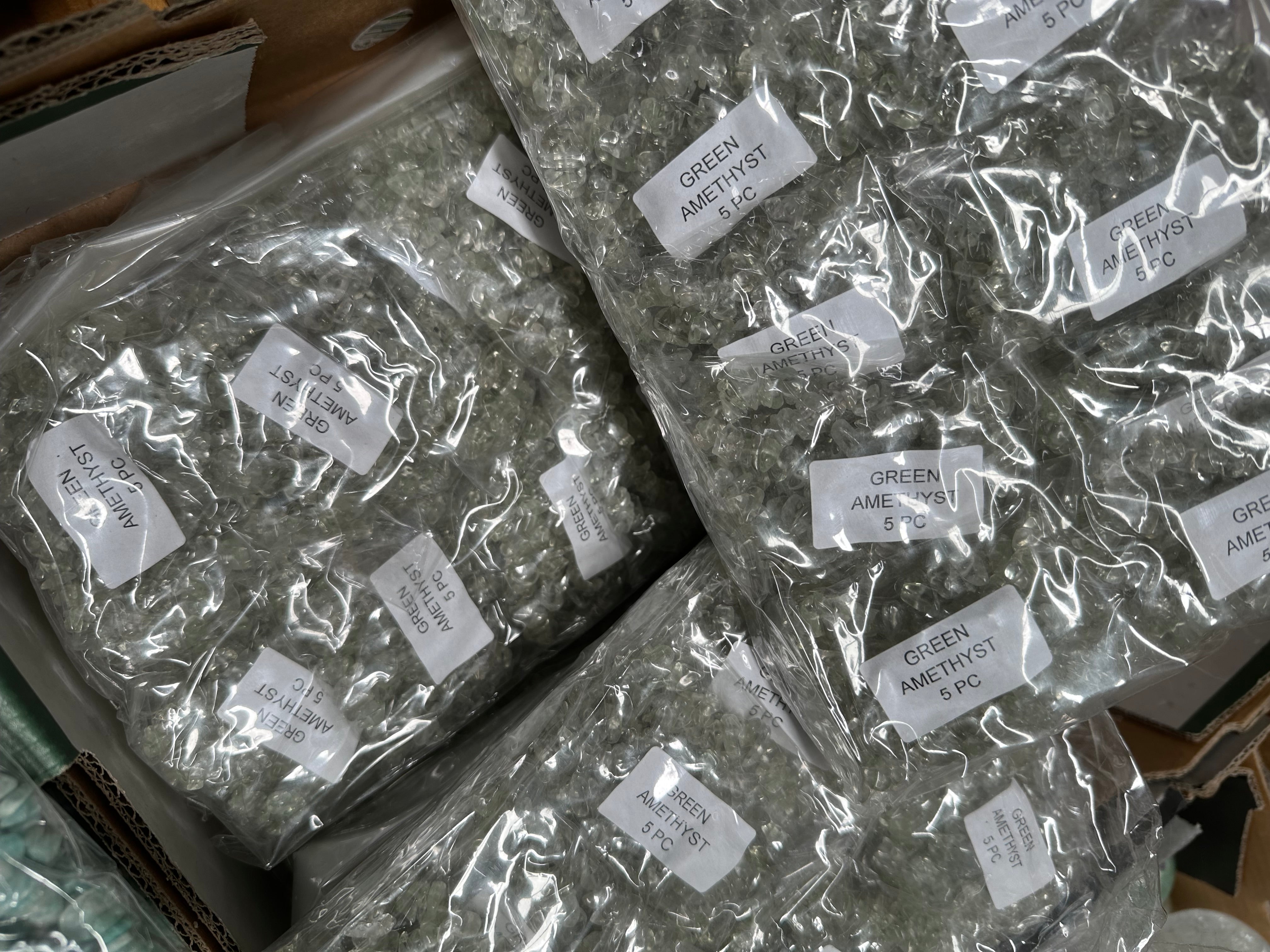 Green Amethyst - Chip Bracelet (IN)