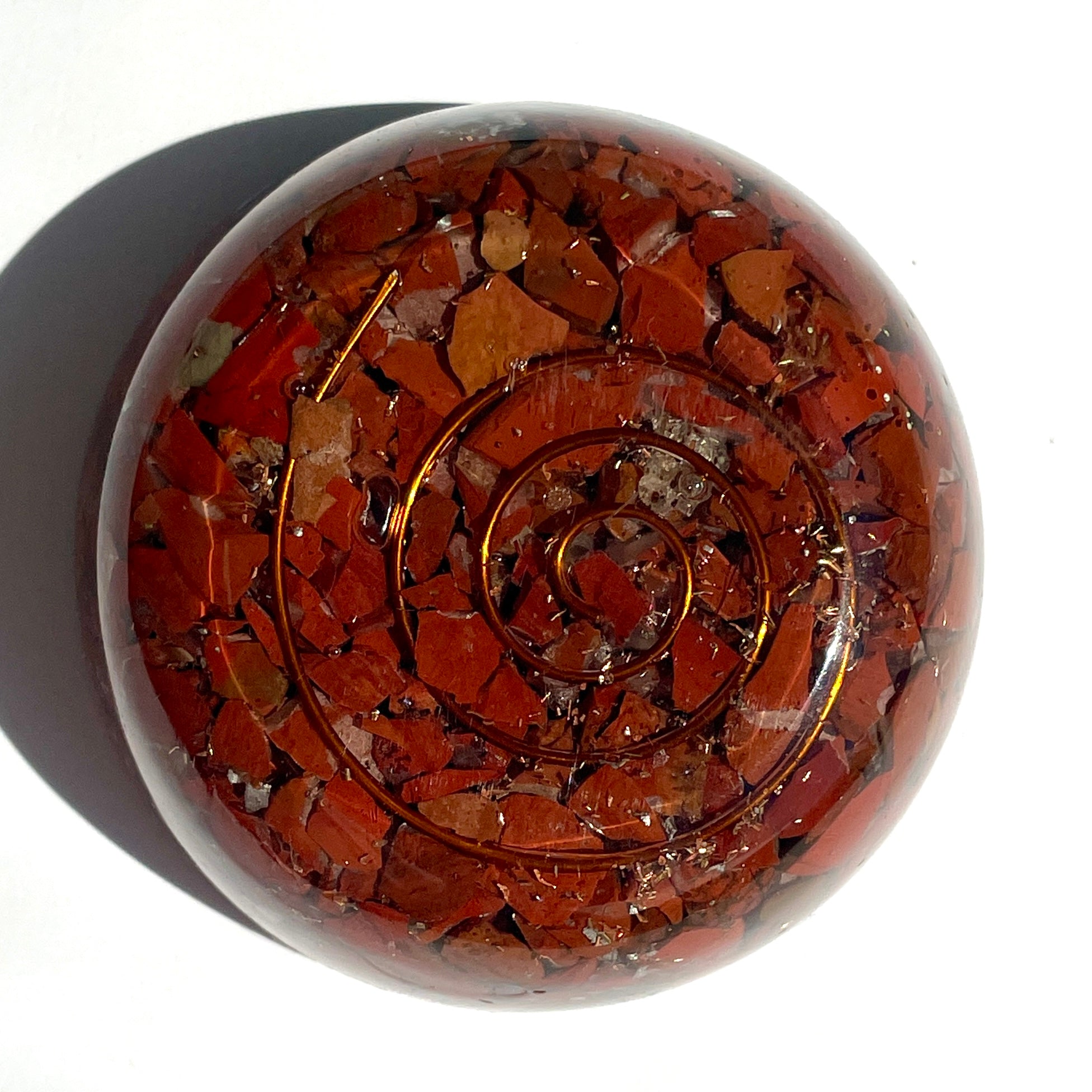 Orgonite Dome - Red Jasper