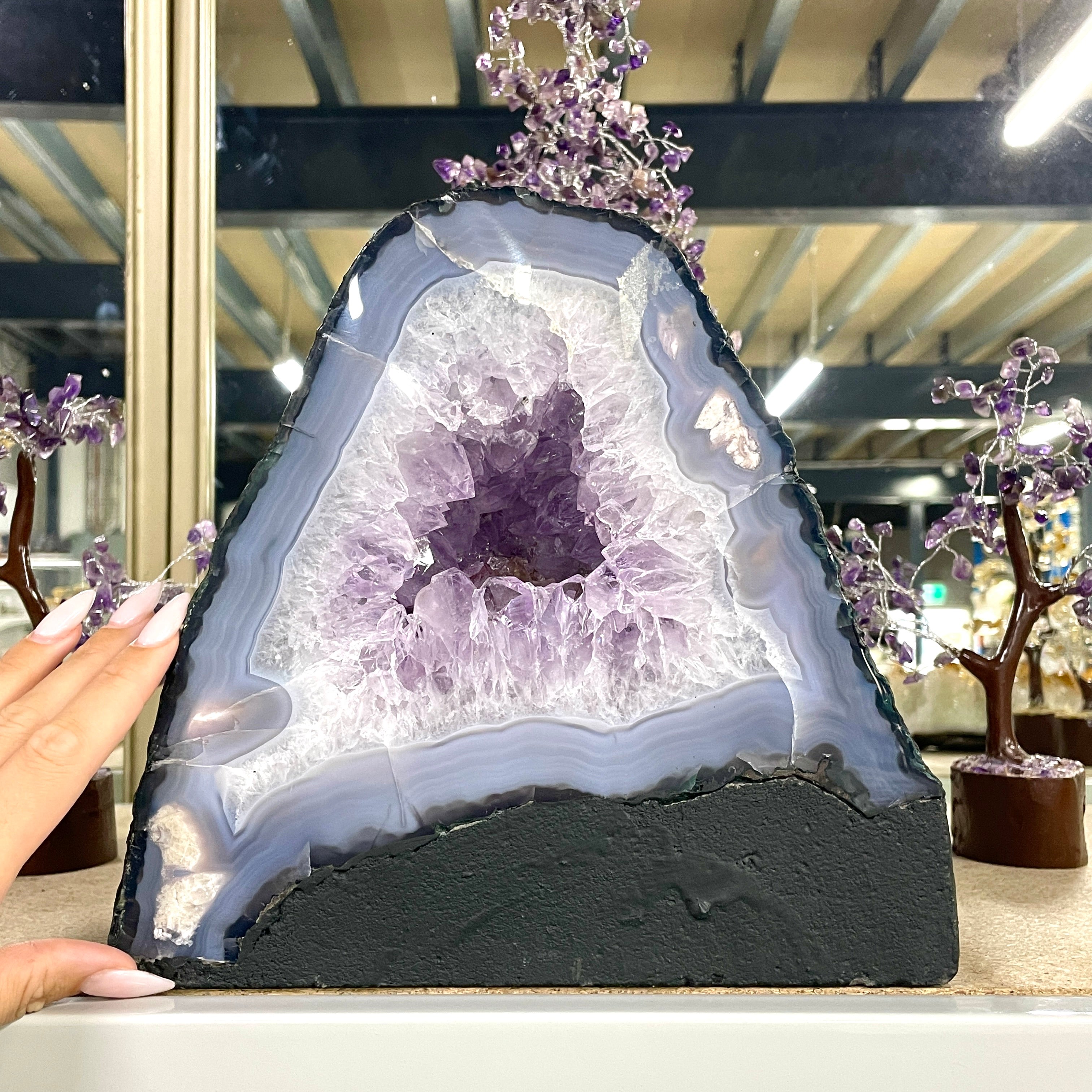 Amethyst & Agate Geode Cave - 91