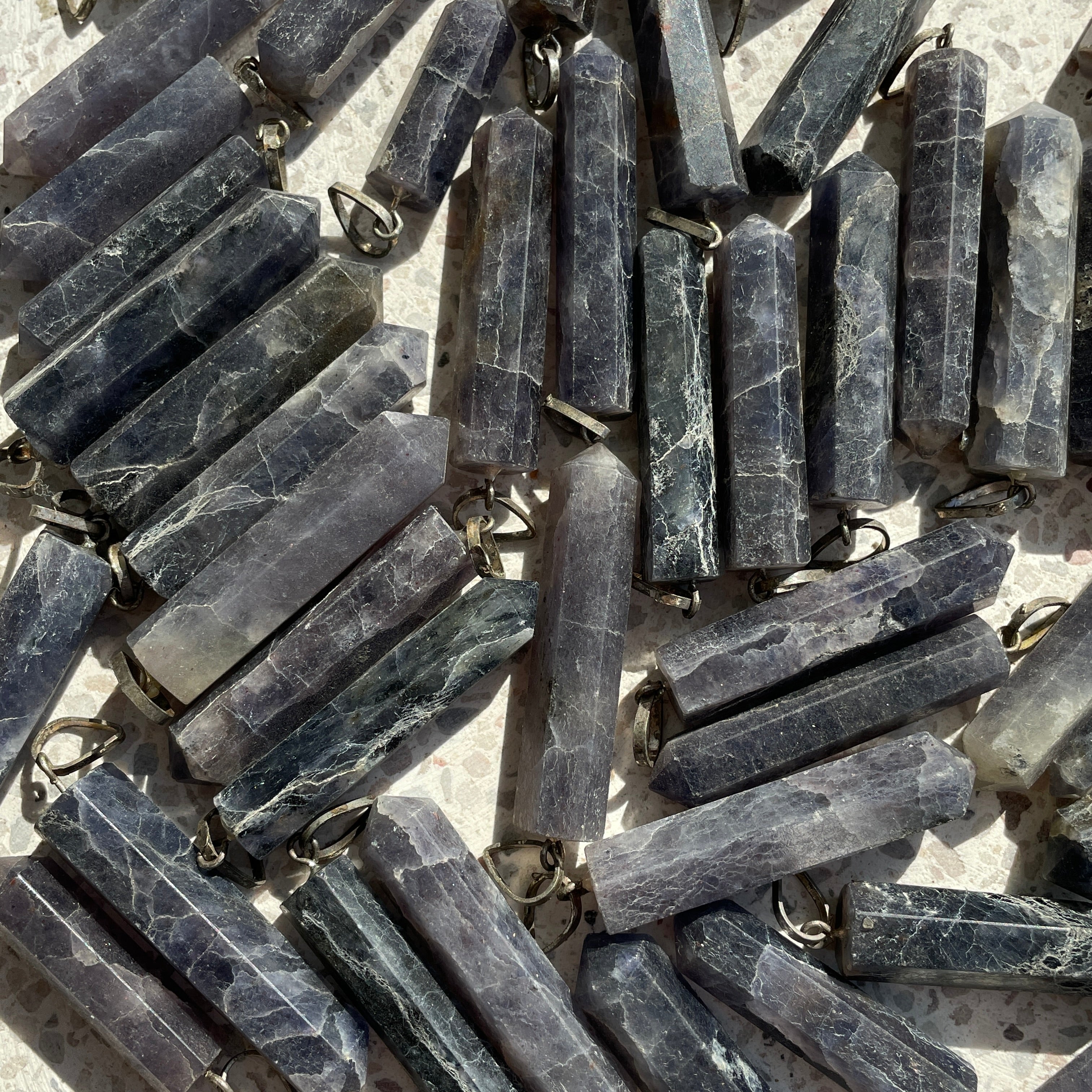 Iolite Point Pendant