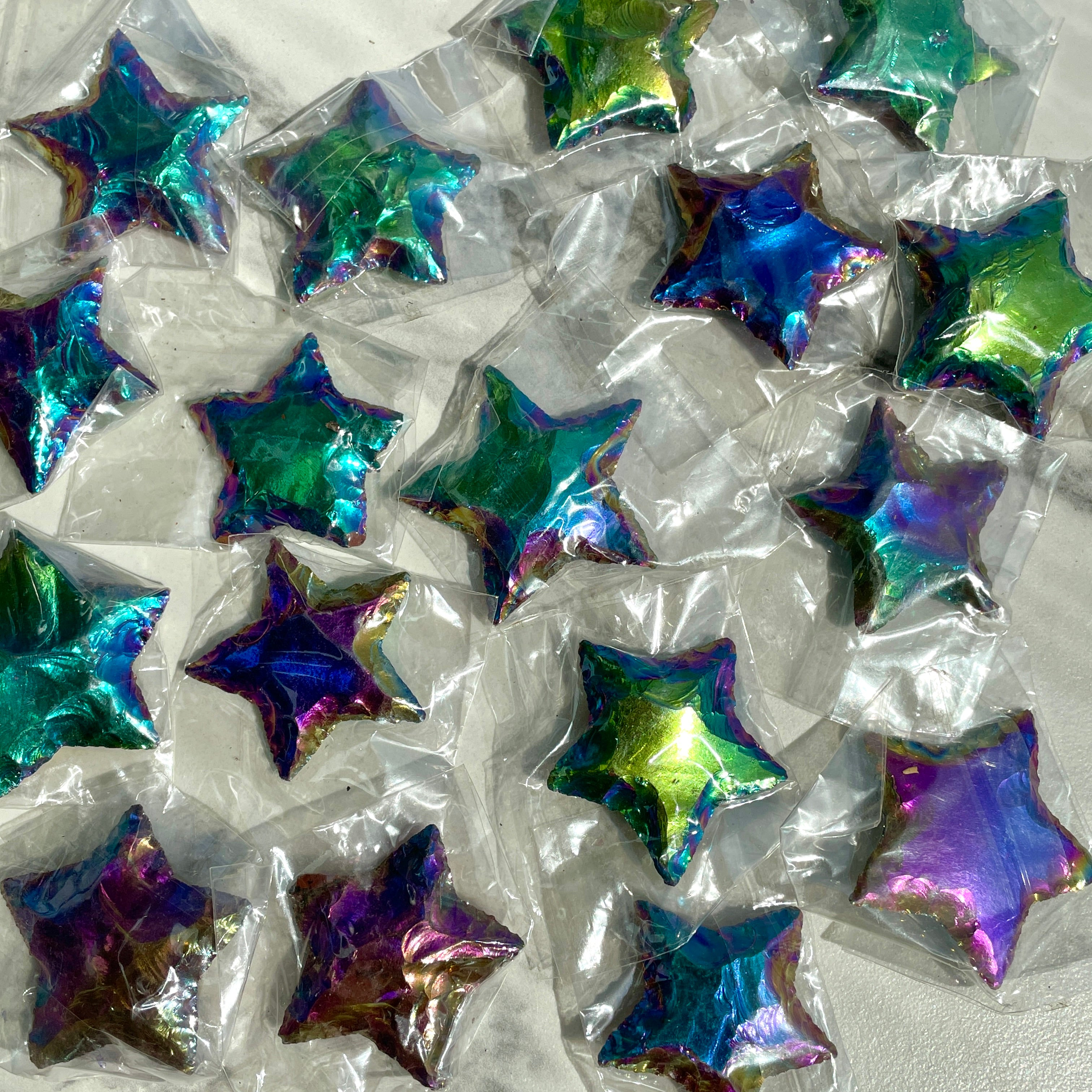 Titanium Aura - Star 3-4cm