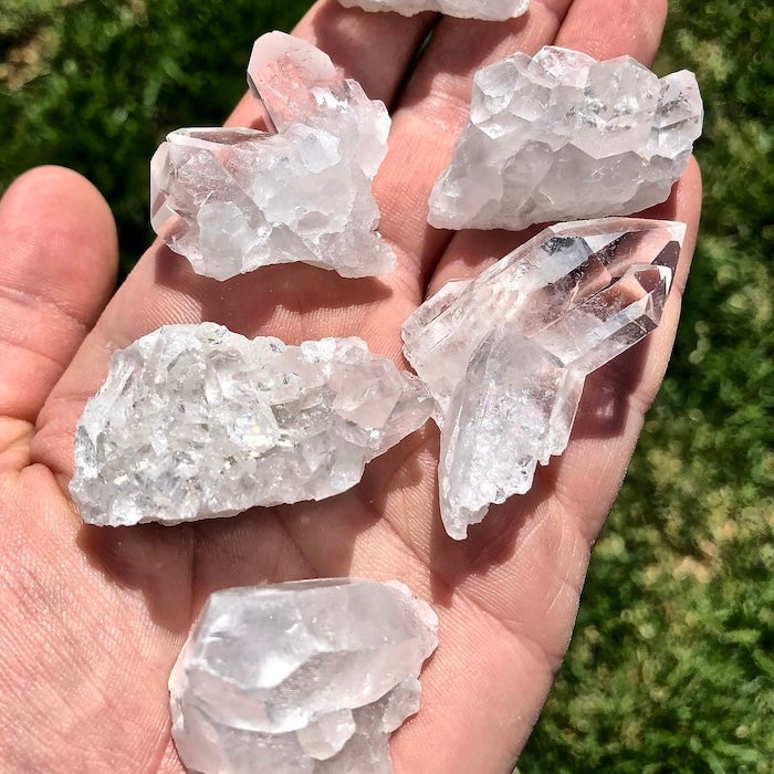 Clear Qtz Cluster-1pc - 3-5cm