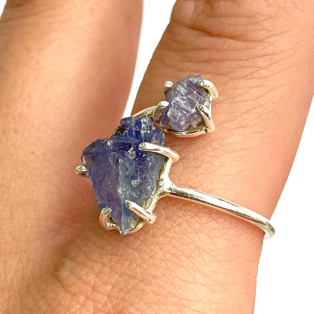 Iolite Double - St.Silver Ring