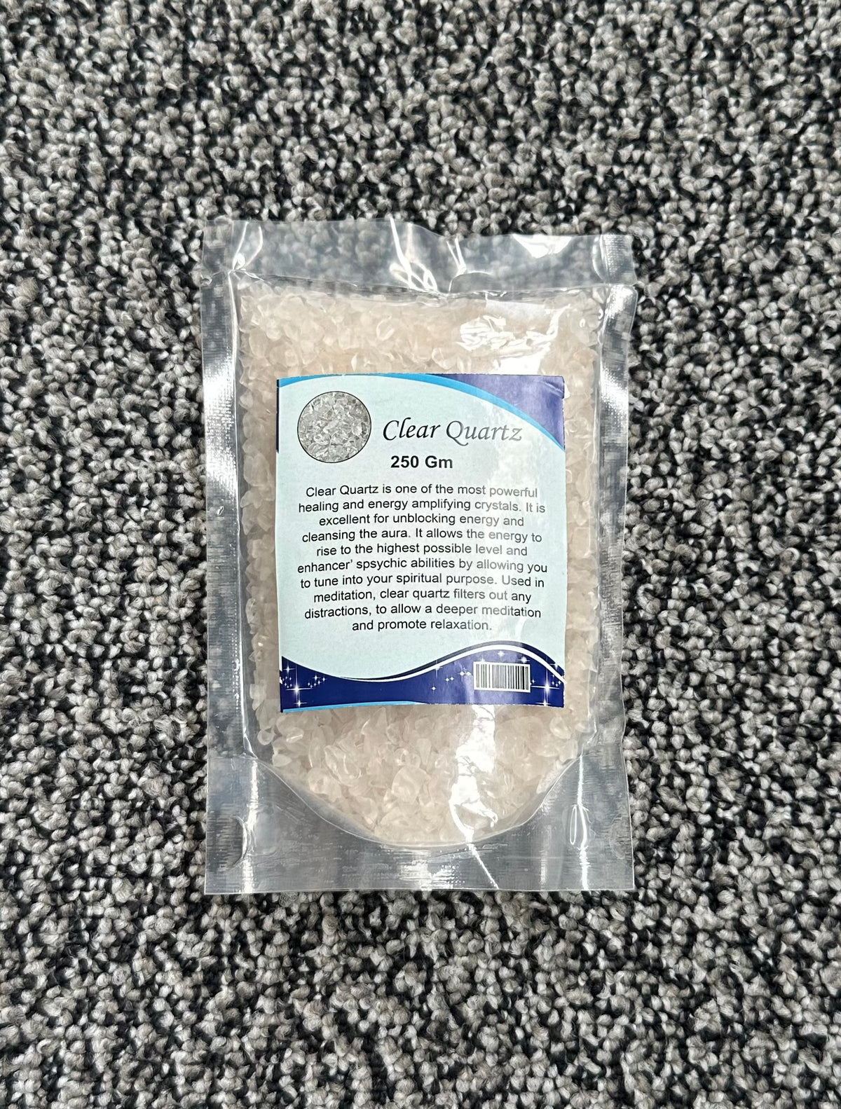 Clear Quartz Chips-250g-(IN)