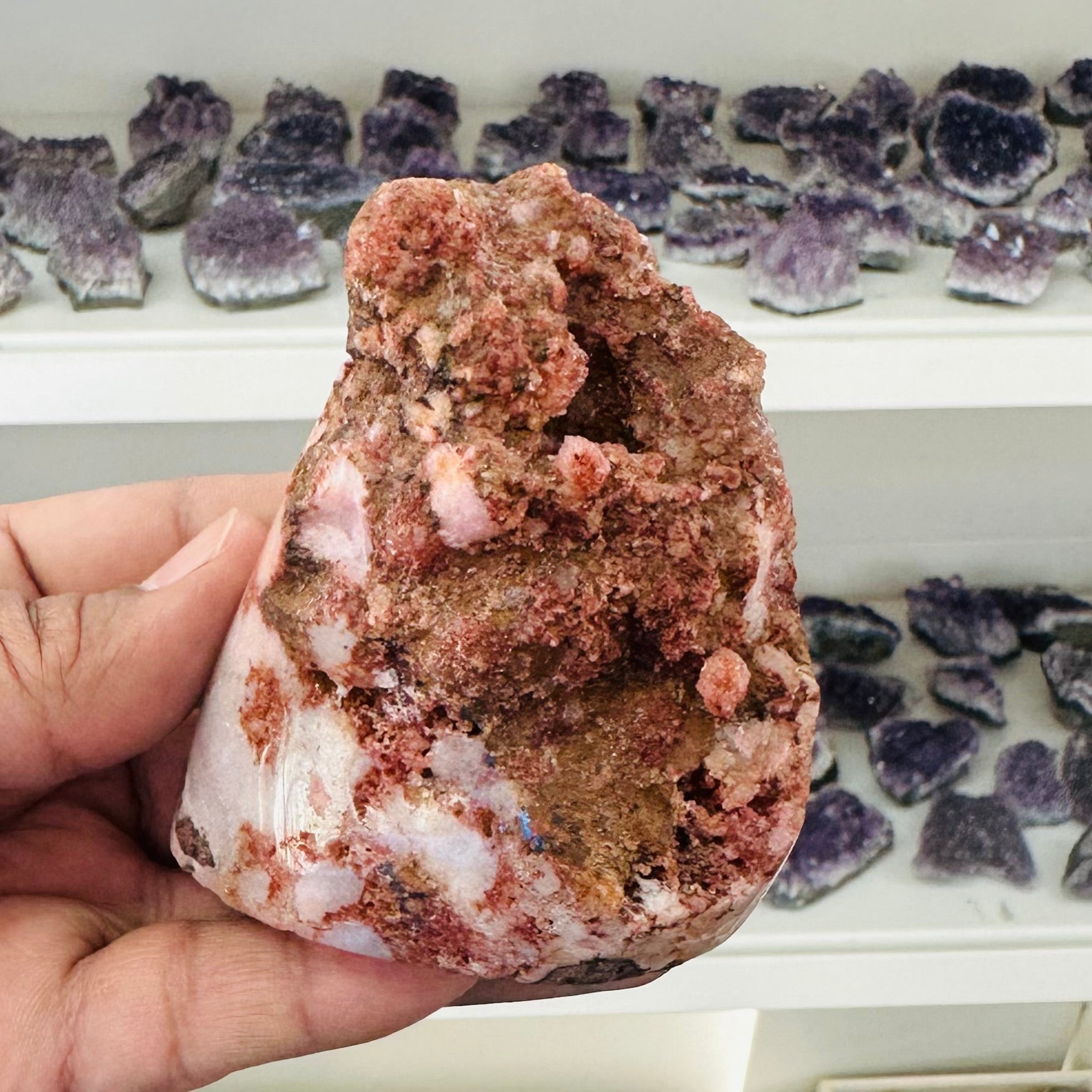 Pink Amethyst Cluster - N27