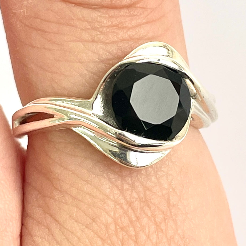 Black Onyx St. Silver Ring - ON1