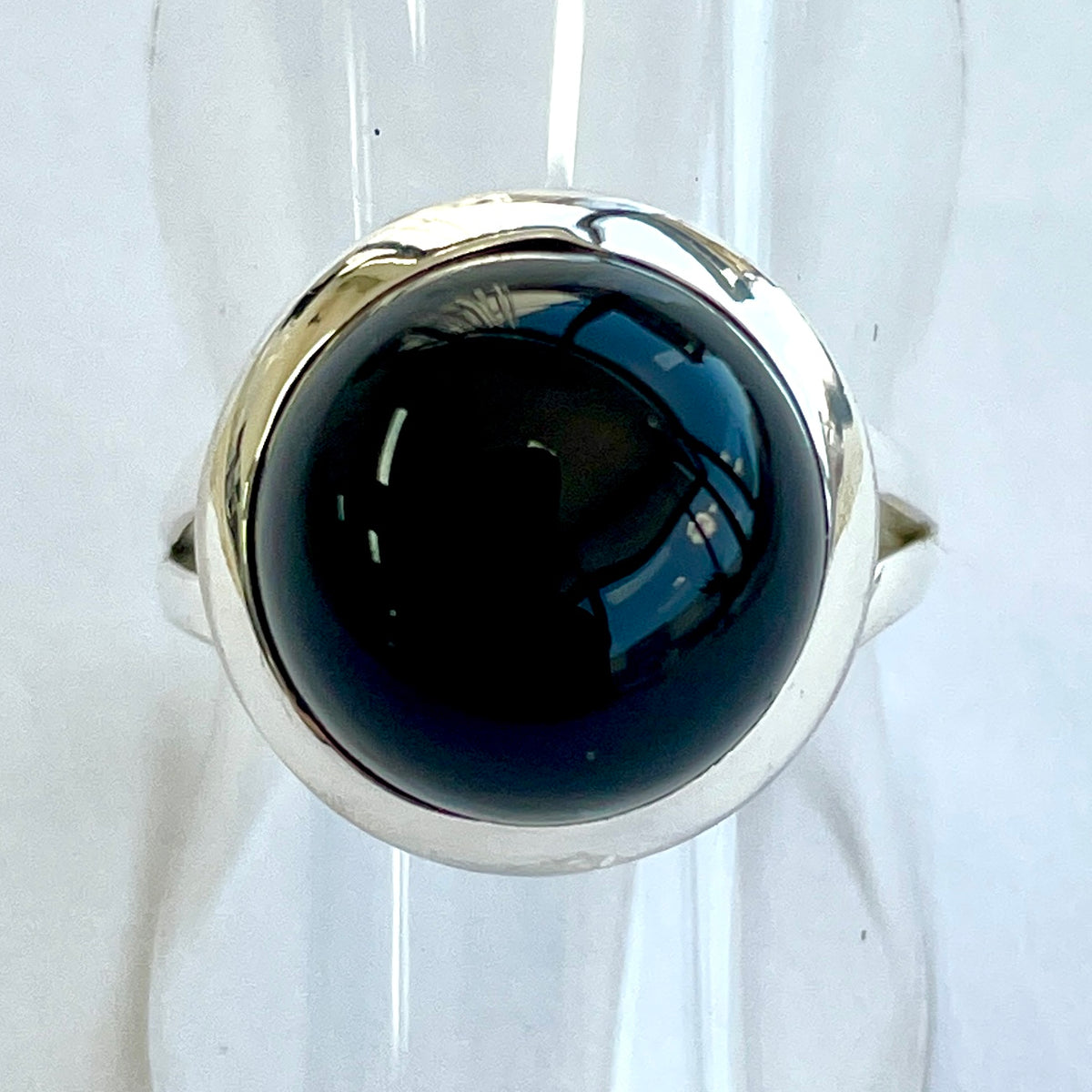 Black Onyx St.Silver Ring - ON3 Size 7