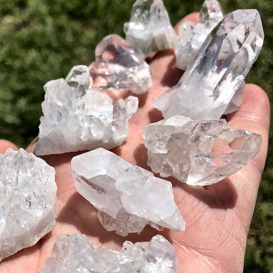 Clear Qtz Cluster-1pc - 3-5cm