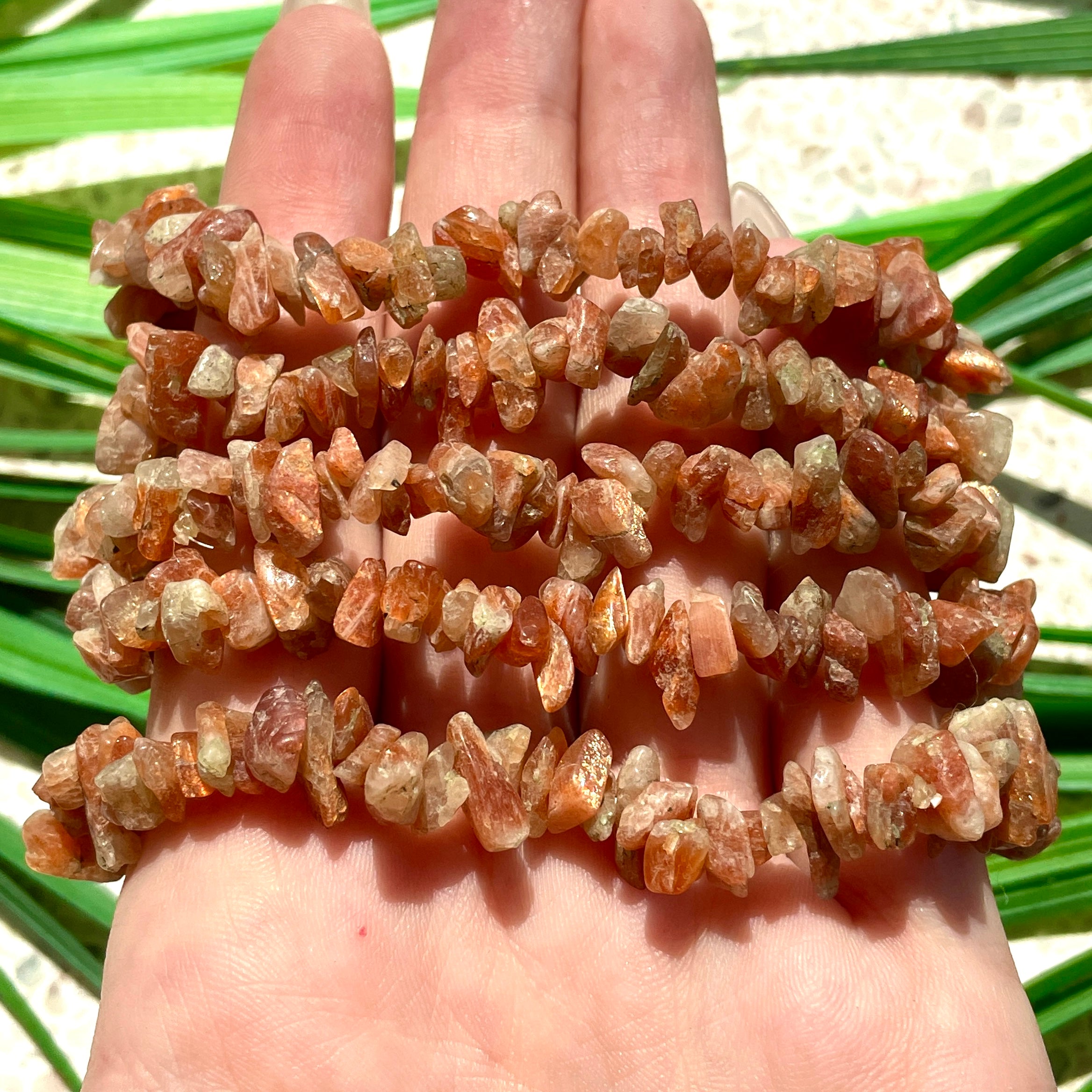 Sunstone Chip Bracelet (IN)
