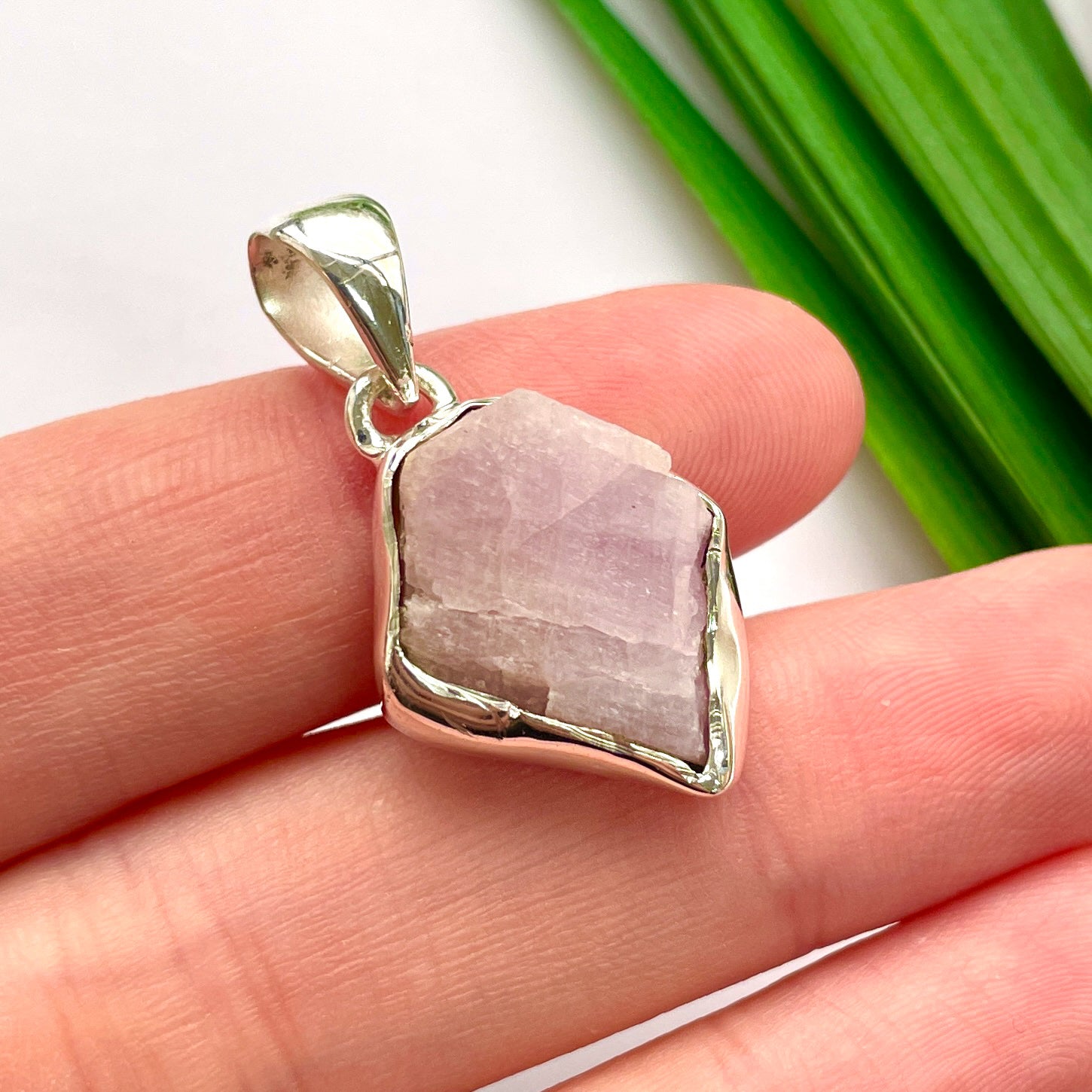 Kunzite St.Silver Pendant - SP159