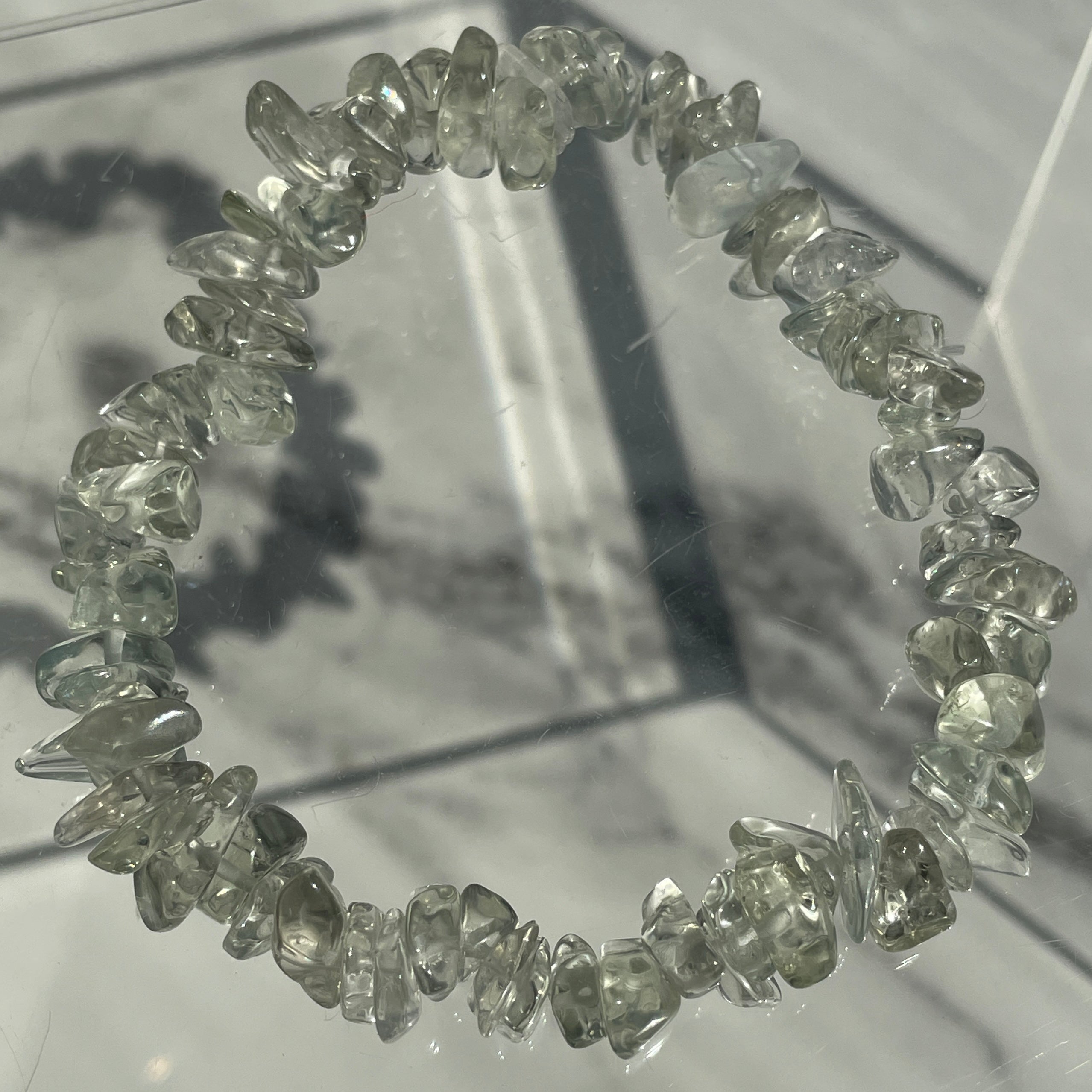 Green Amethyst - Chip Bracelet (IN)
