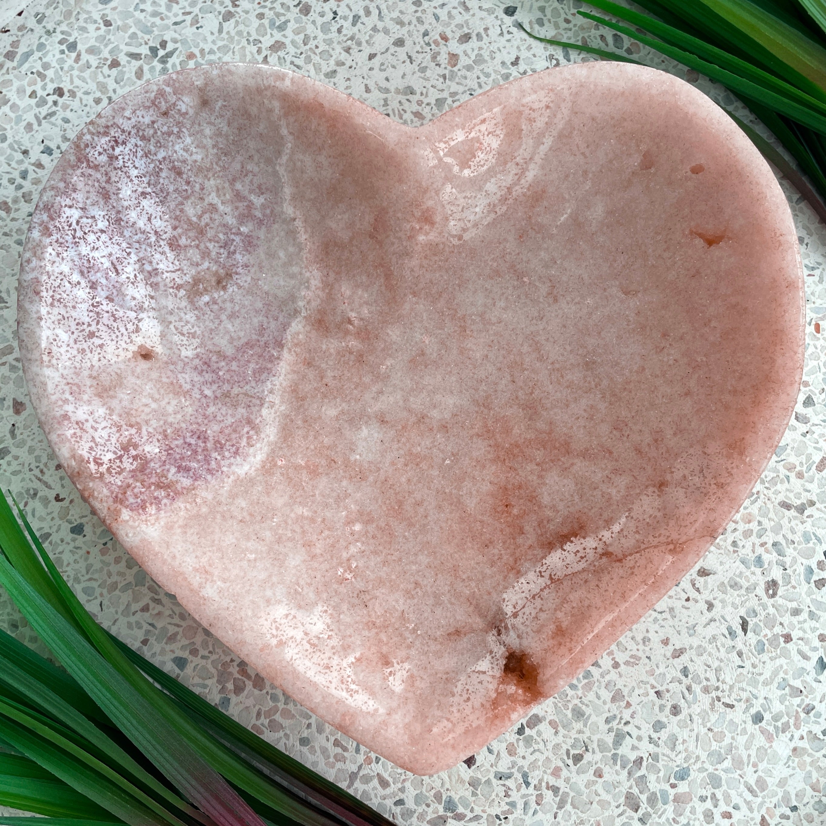 Pink Amethyst Heart Bowl - P22