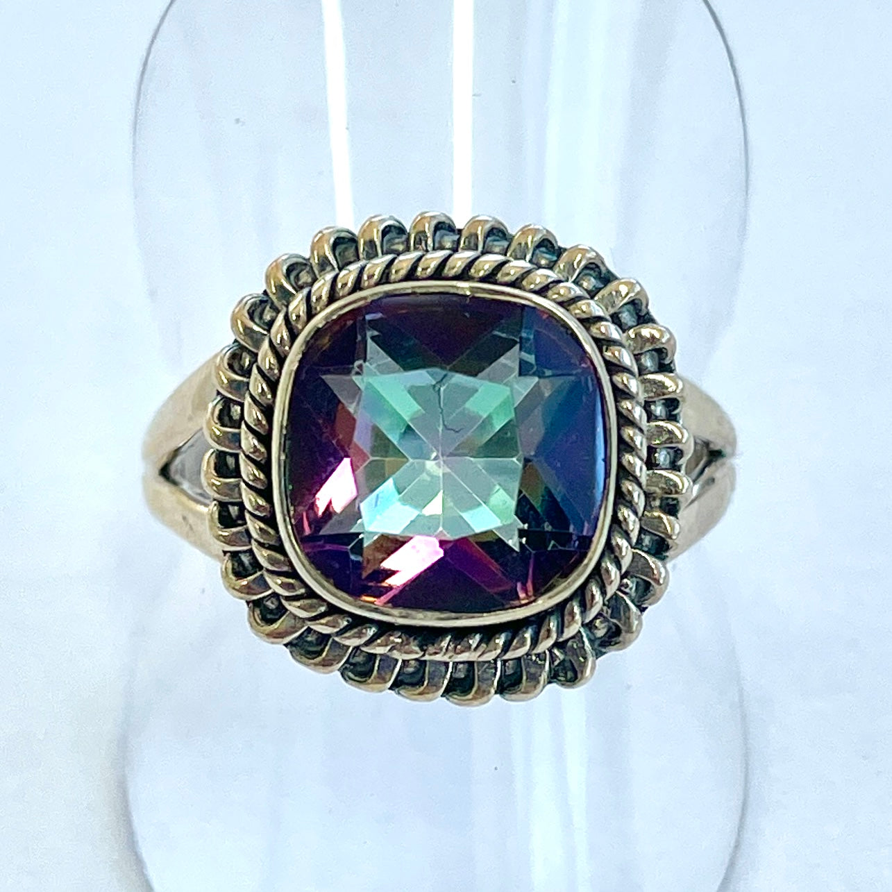 Mystic Quartz Sterling Silver Ring - MQ18