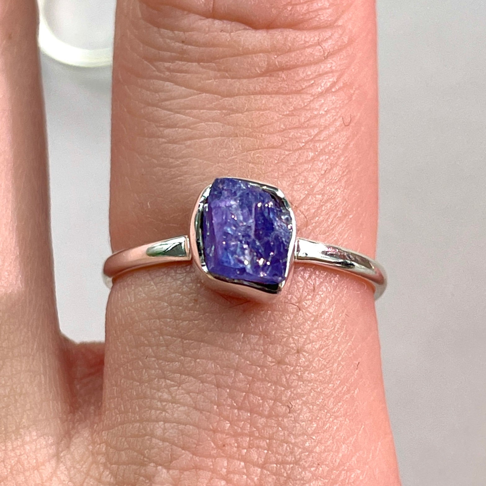 Iolite - Rough - St.Silver Ring