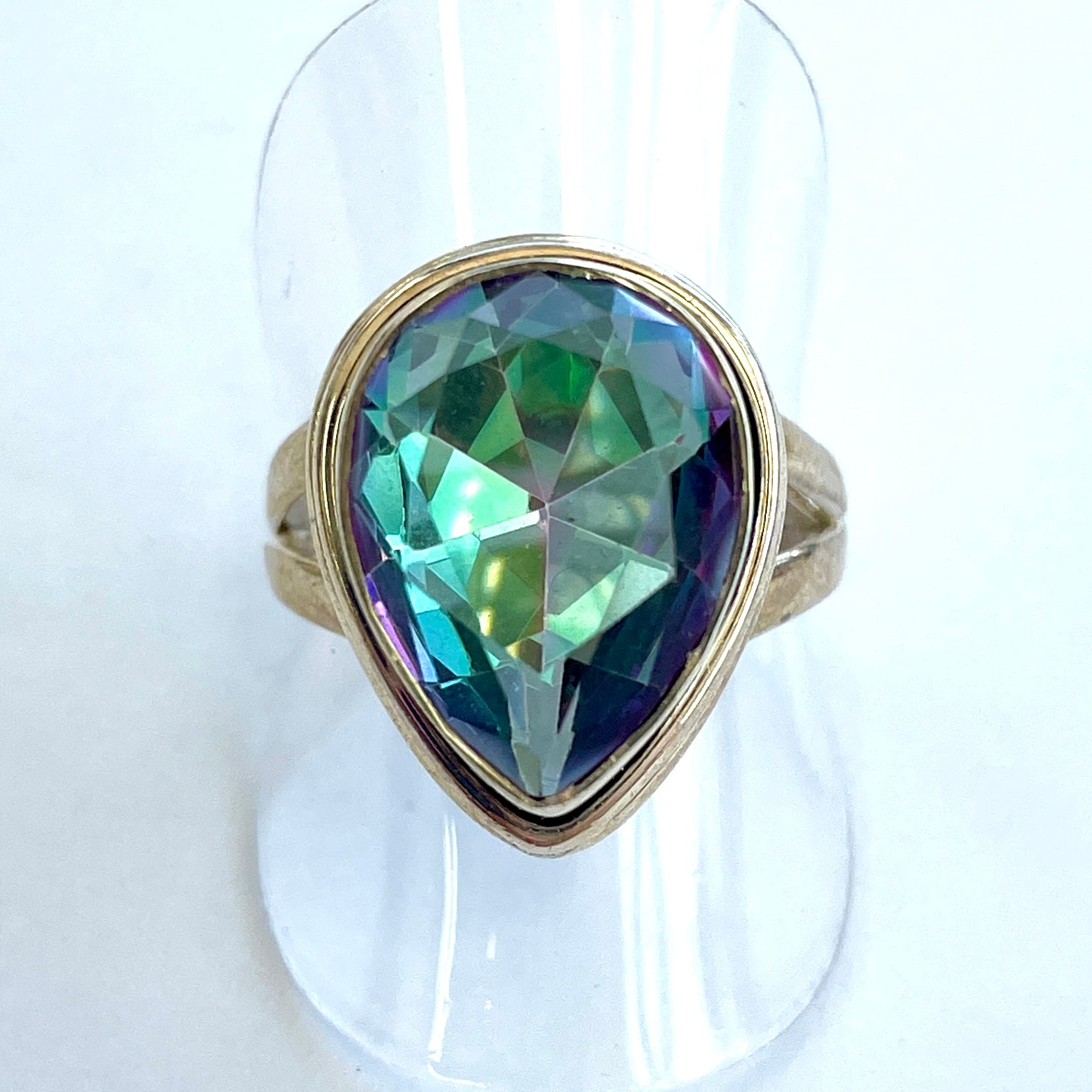 Mystic Quartz Sterling Silver Ring - MQ10