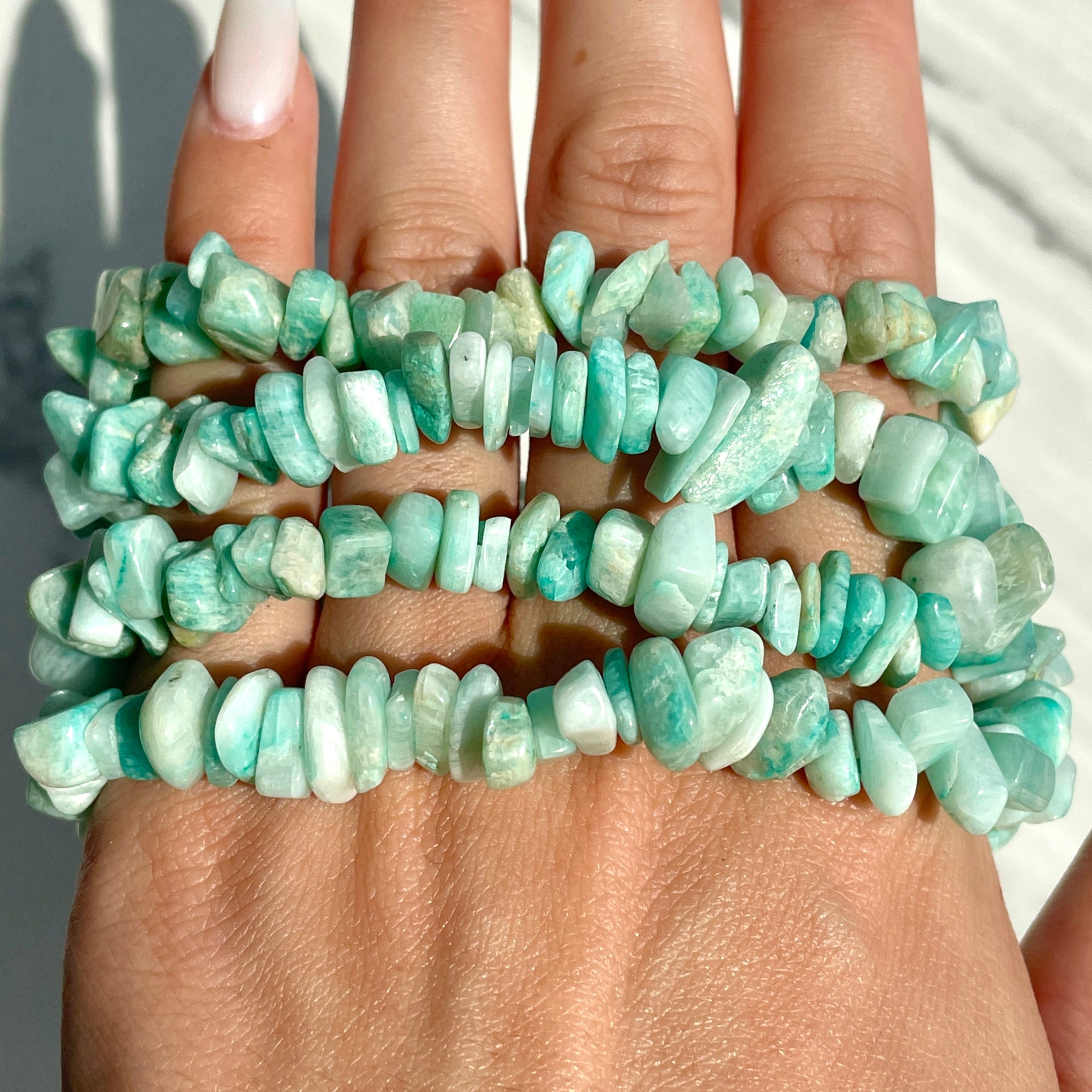 Amazonite - Chip Bracelet (IN)