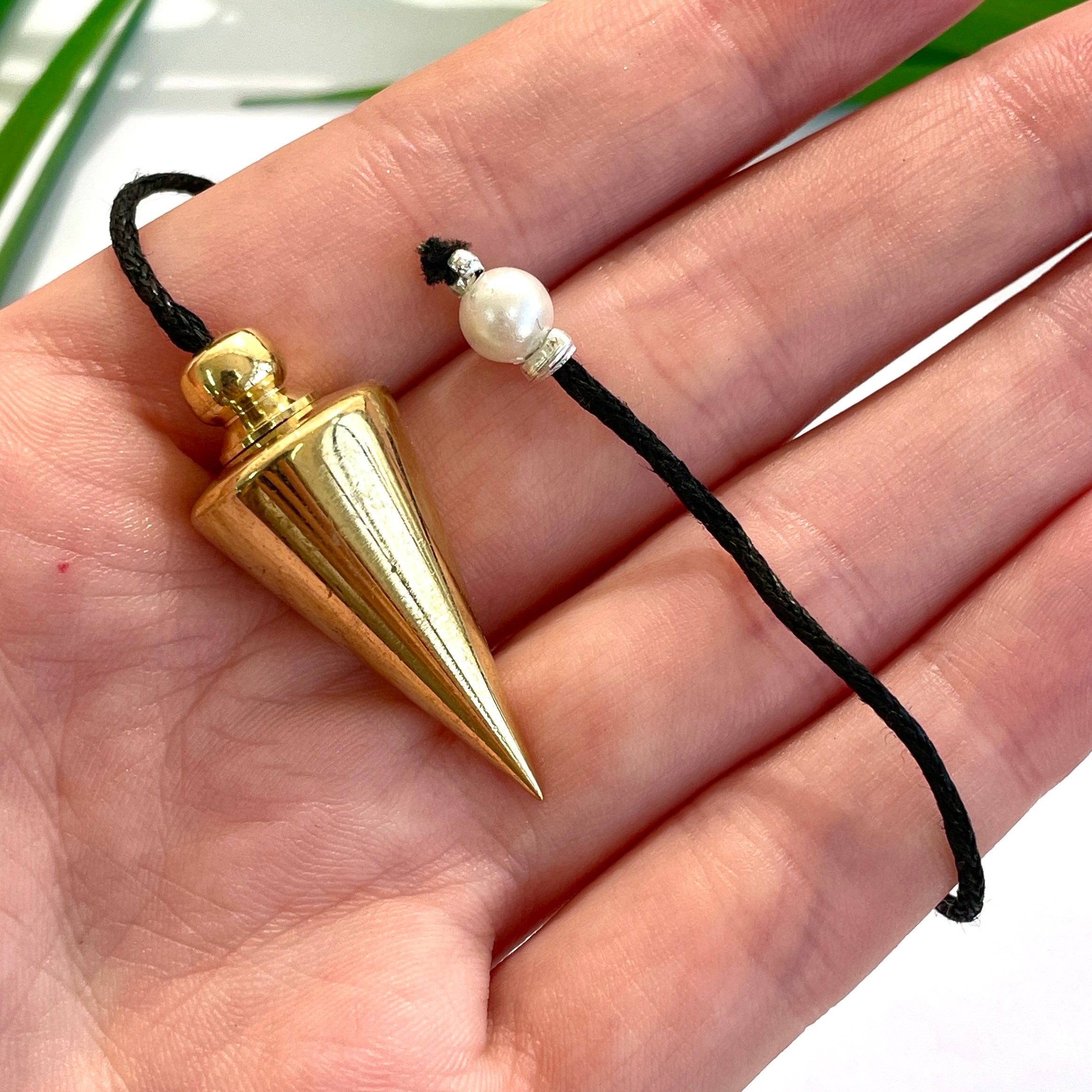 Classic Cone Pendulum - Gold Metal