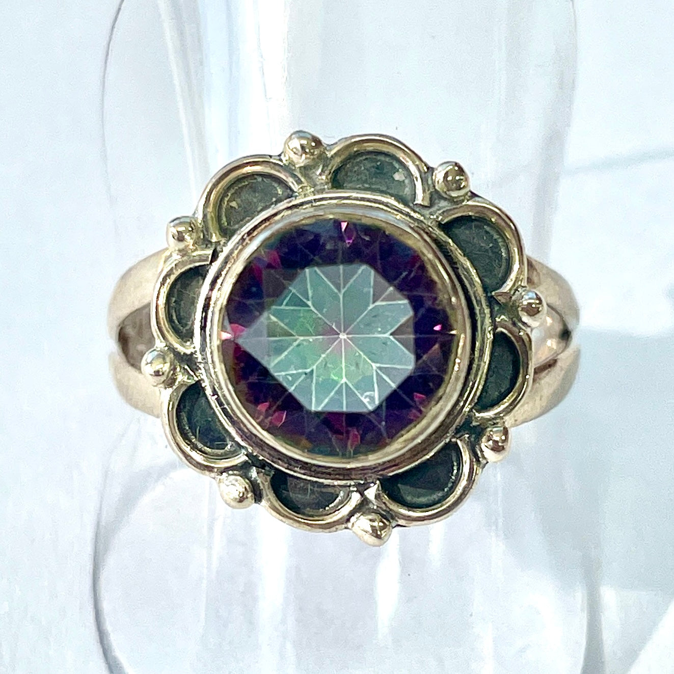 Mystic Quartz Sterling Silver Ring - MQ15