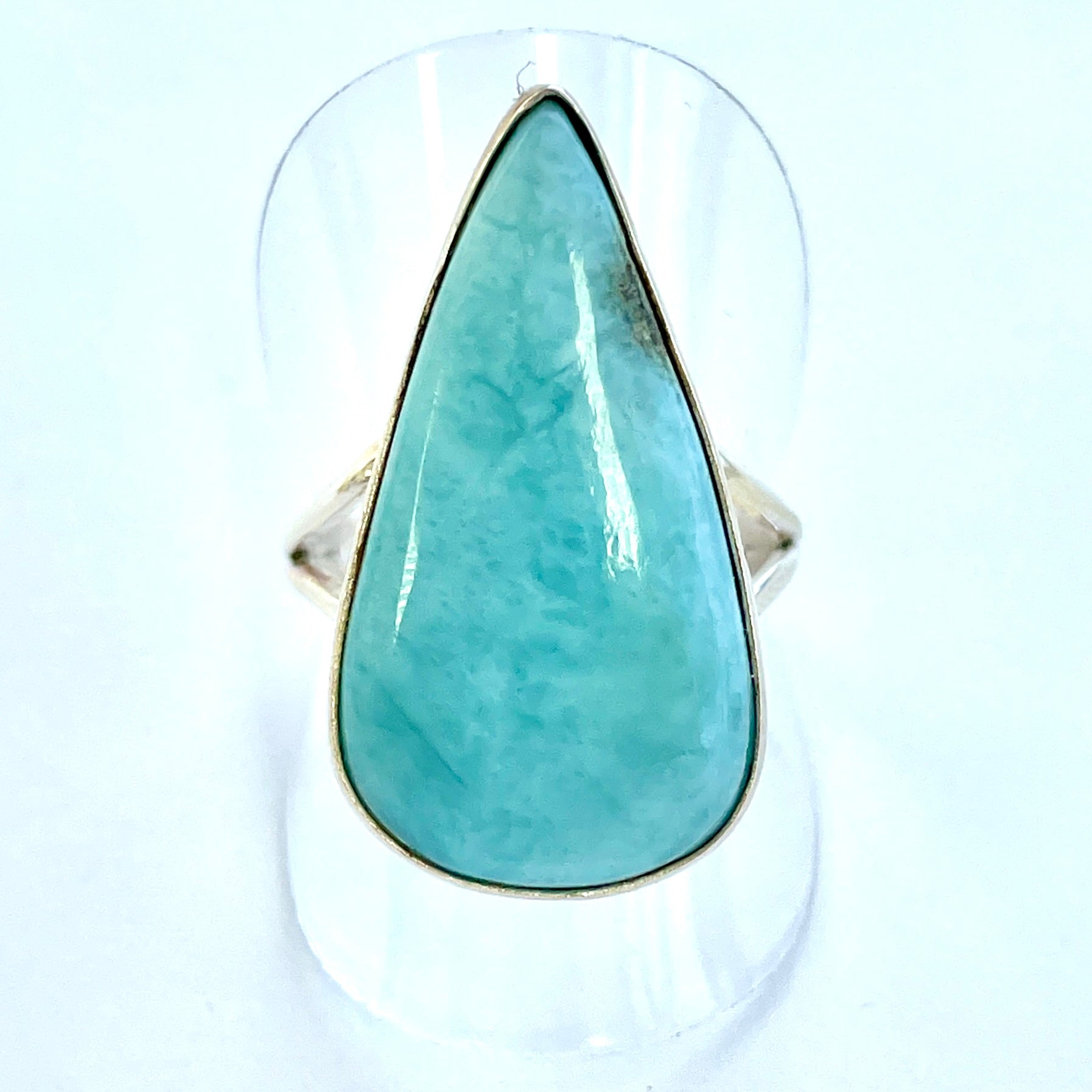 Larimar Sterling Silver Ring - LA3
