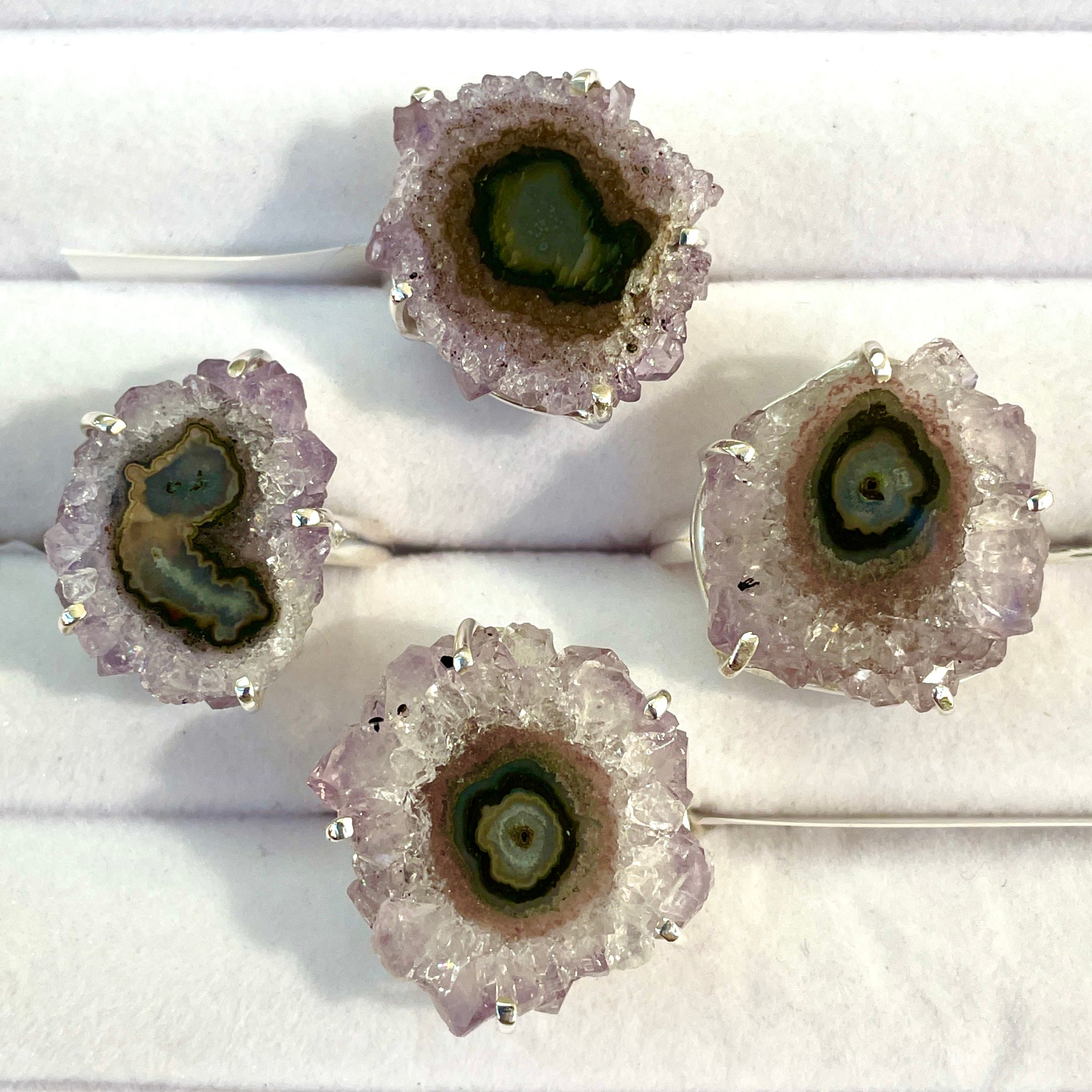 Amethyst Stalactite LRG - St. Silver Ring