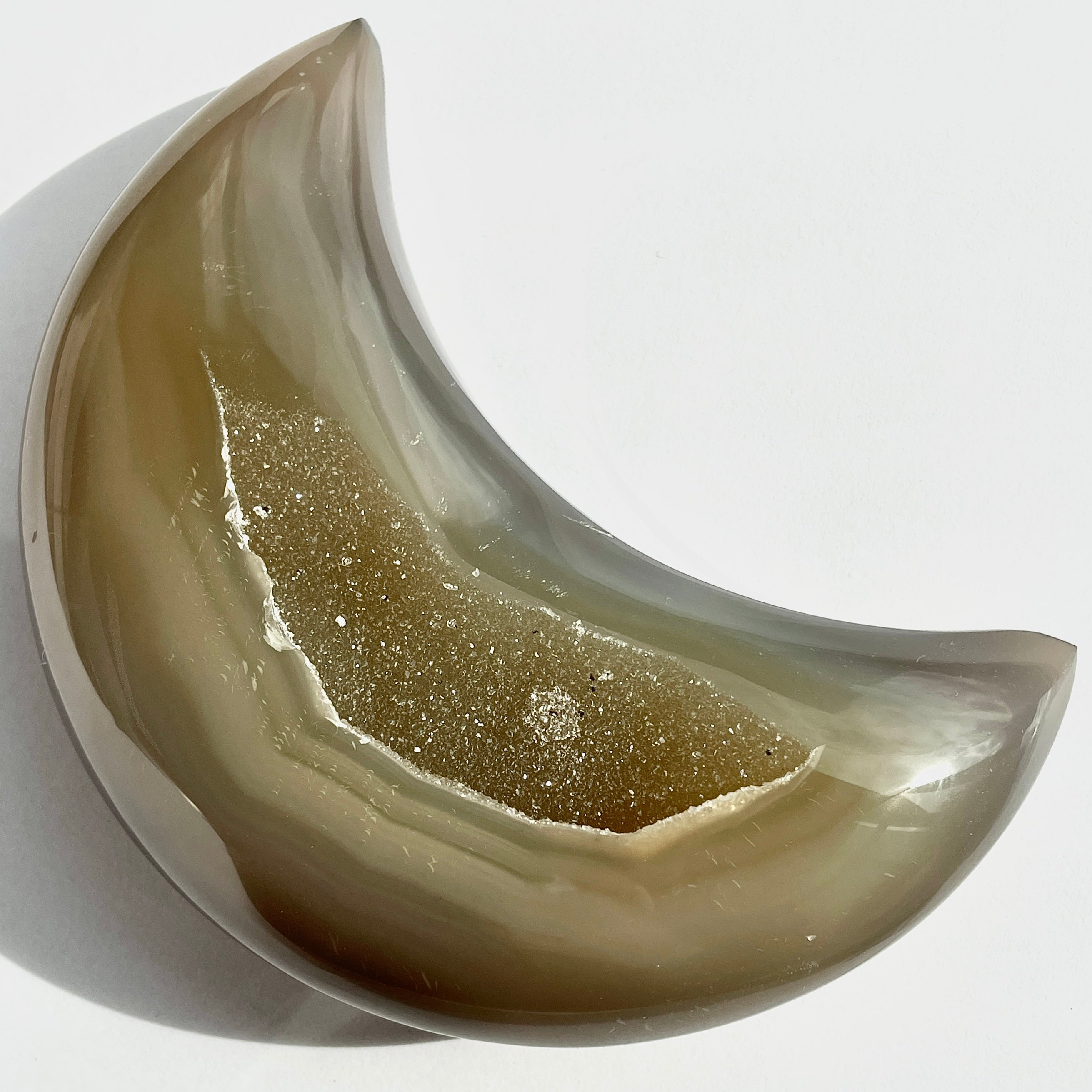 Polished Agate Geode Moon - 15 – Simply Gems