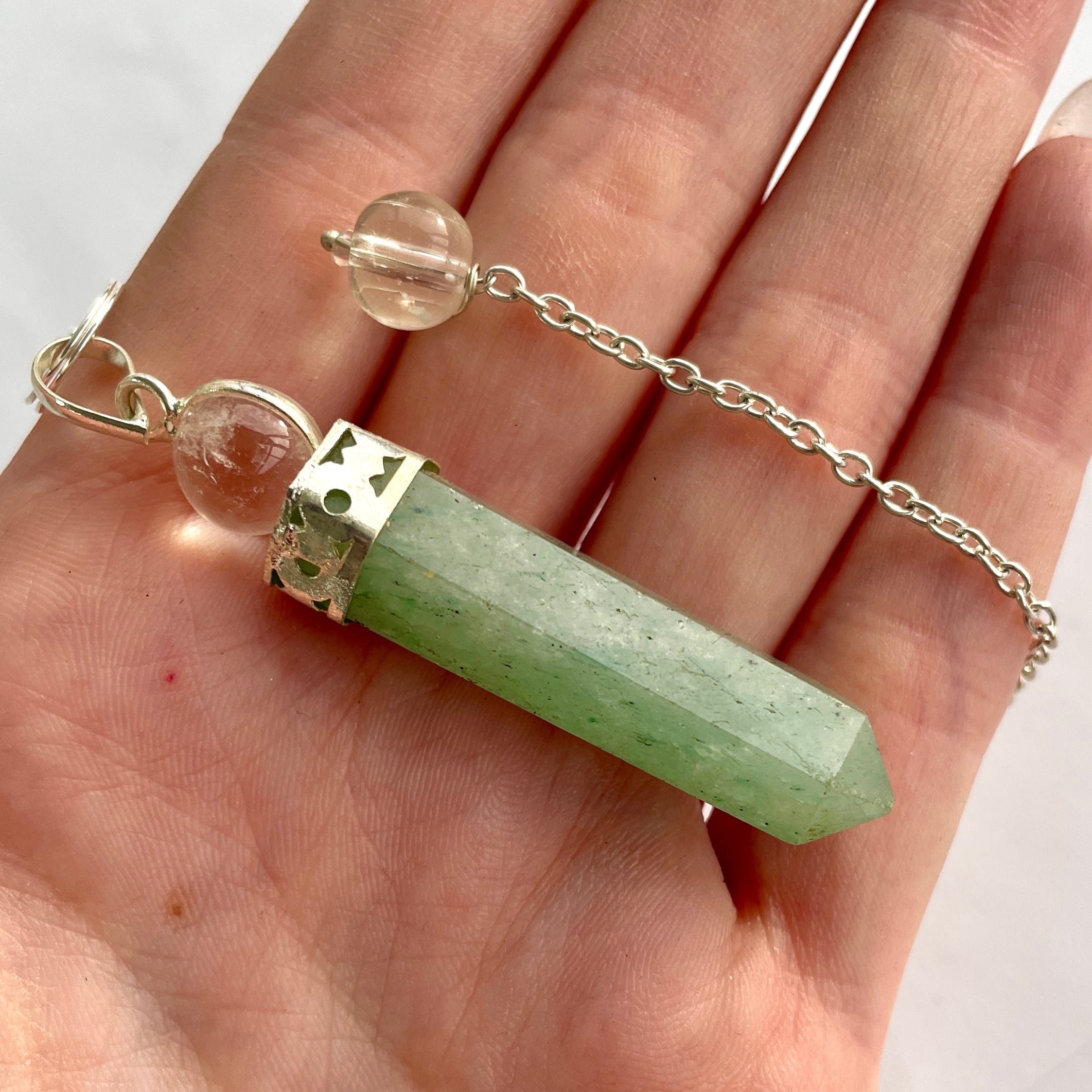 Green Aventurine Ball Point Pendulum