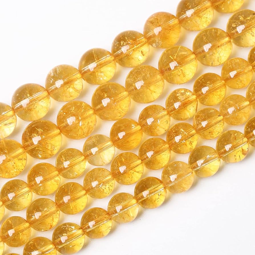 Citrine Bead Bracelet - A Grade 6mm