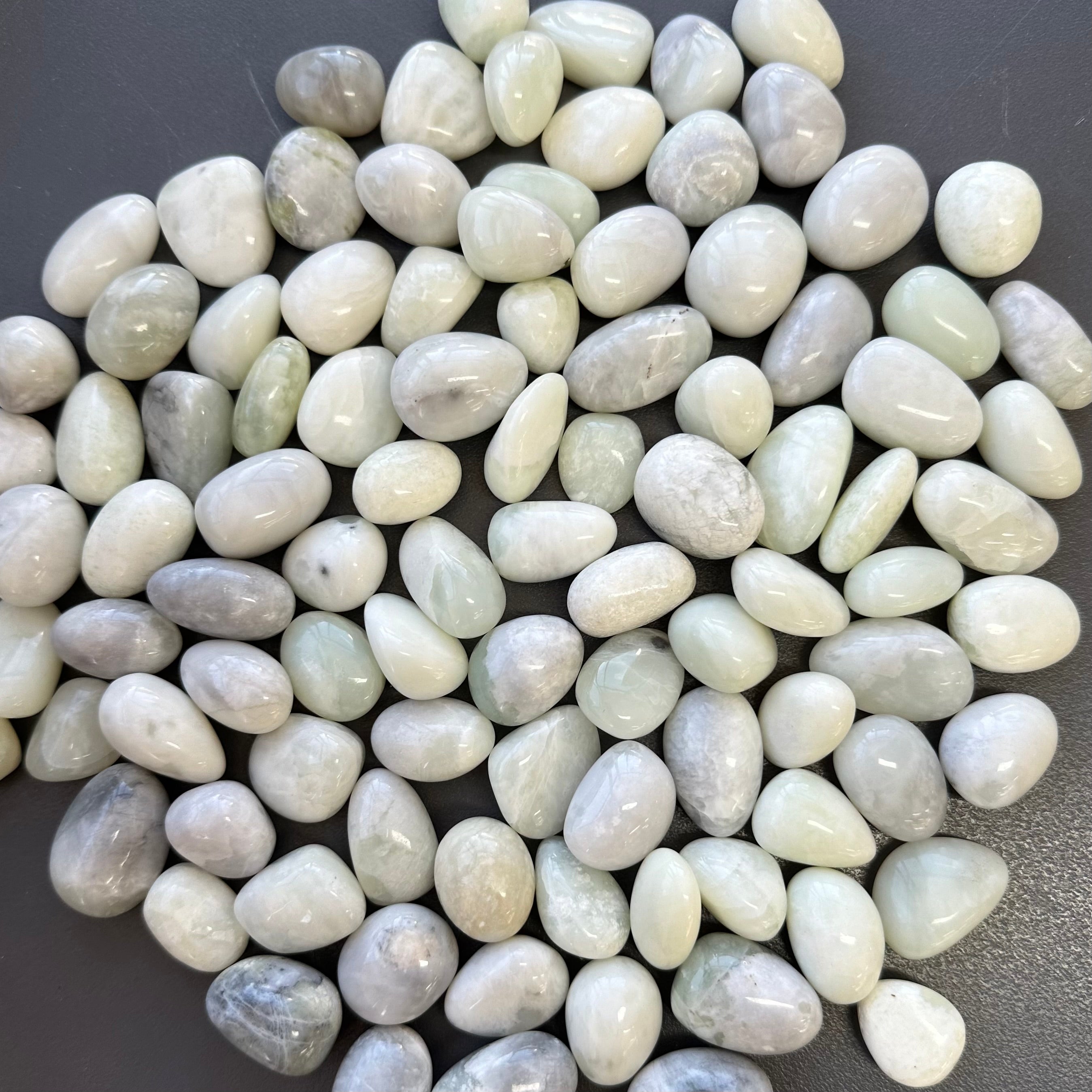 New Jade - Tumbled - 1 KG - (90-100pcs) CLEARANCE PACK