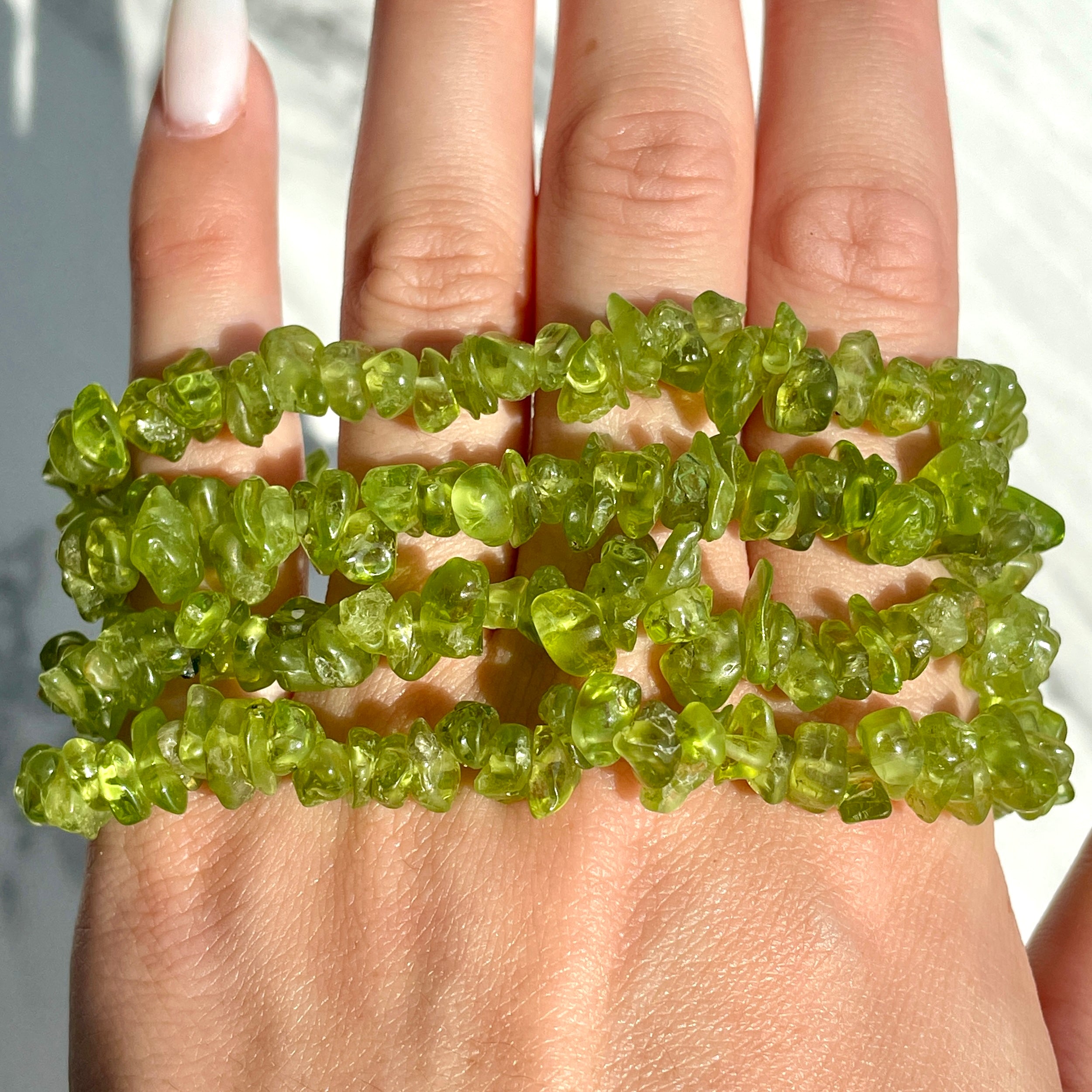 Peridot - Chip Bracelet (IN)