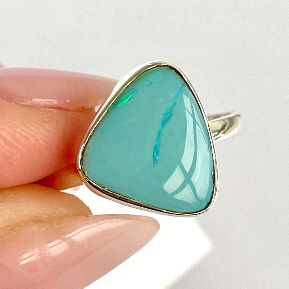 Opal (AUS Natural) St. Silver925 Ring - OR14